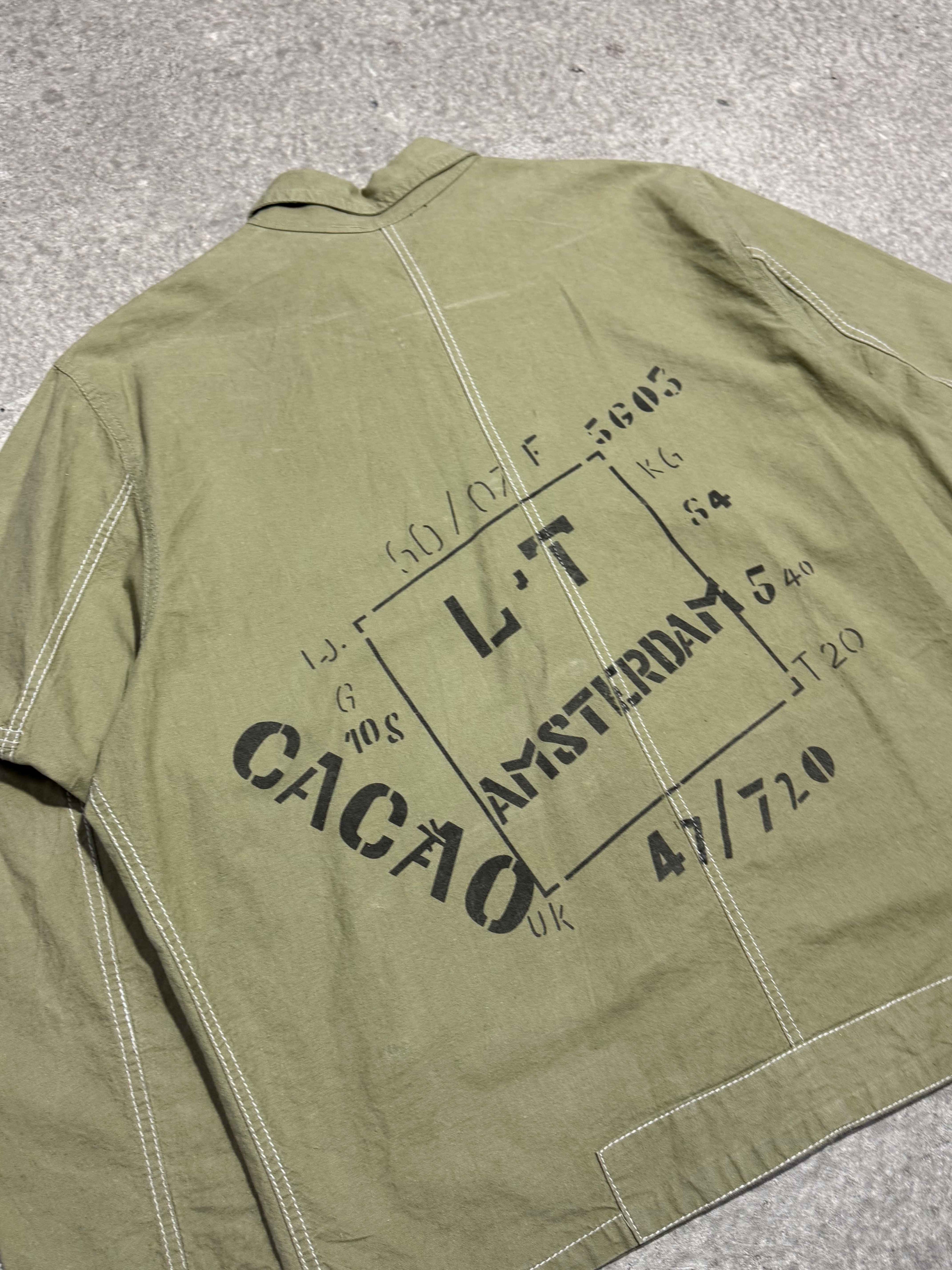 1980S MARITHÉ FRANÇOIS GIRBAUD COMPLEMENTS BUTTON UP JACKET
