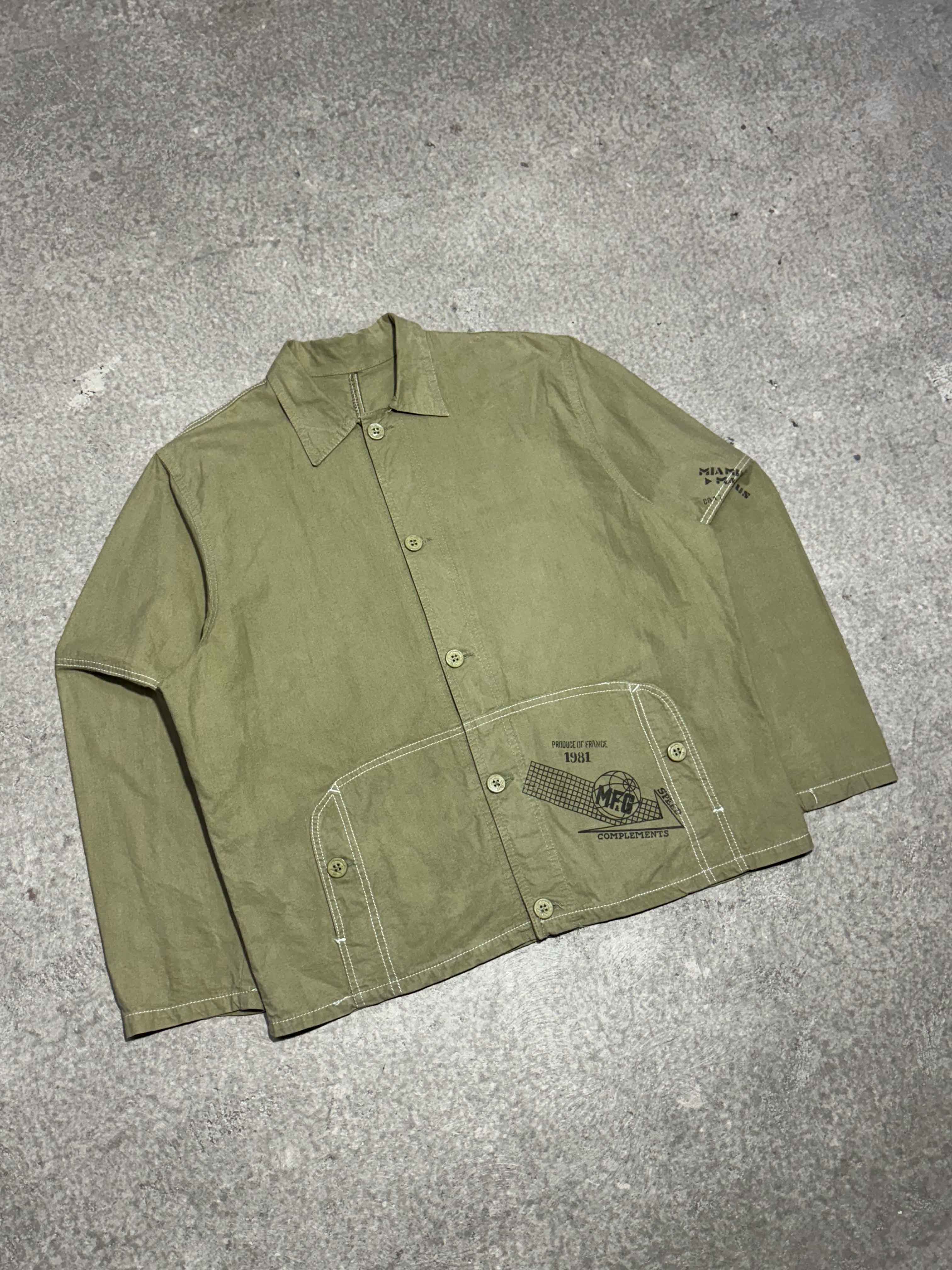 1980S MARITHÉ FRANÇOIS GIRBAUD COMPLEMENTS BUTTON UP JACKET