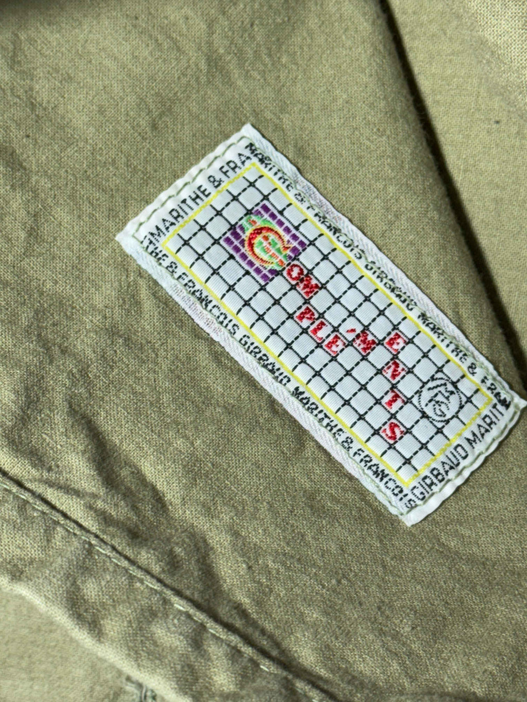 1980S MARITHÉ FRANÇOIS GIRBAUD COMPLEMENTS BUTTON UP JACKET