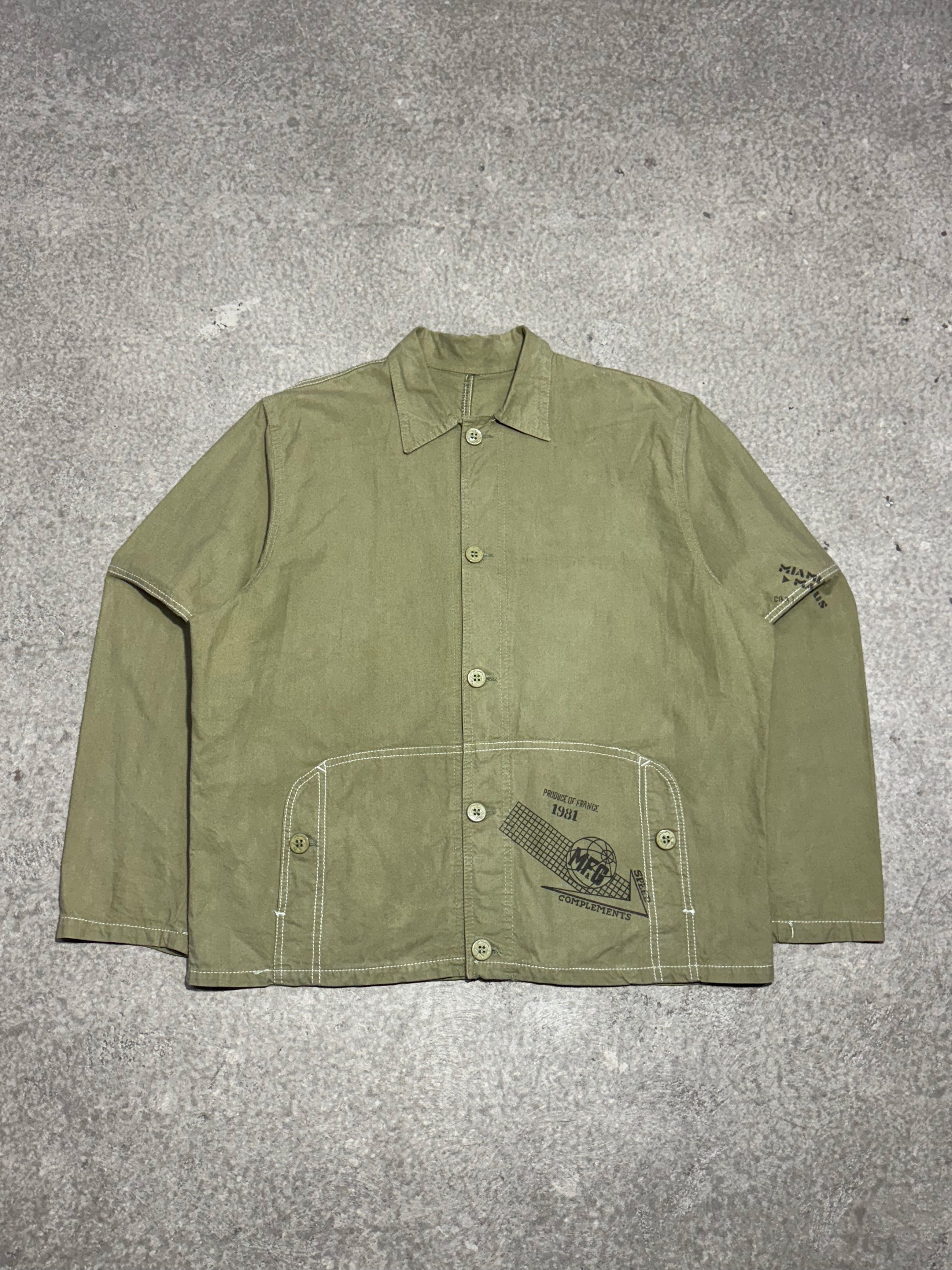 1980S MARITHÉ FRANÇOIS GIRBAUD COMPLEMENTS BUTTON UP JACKET