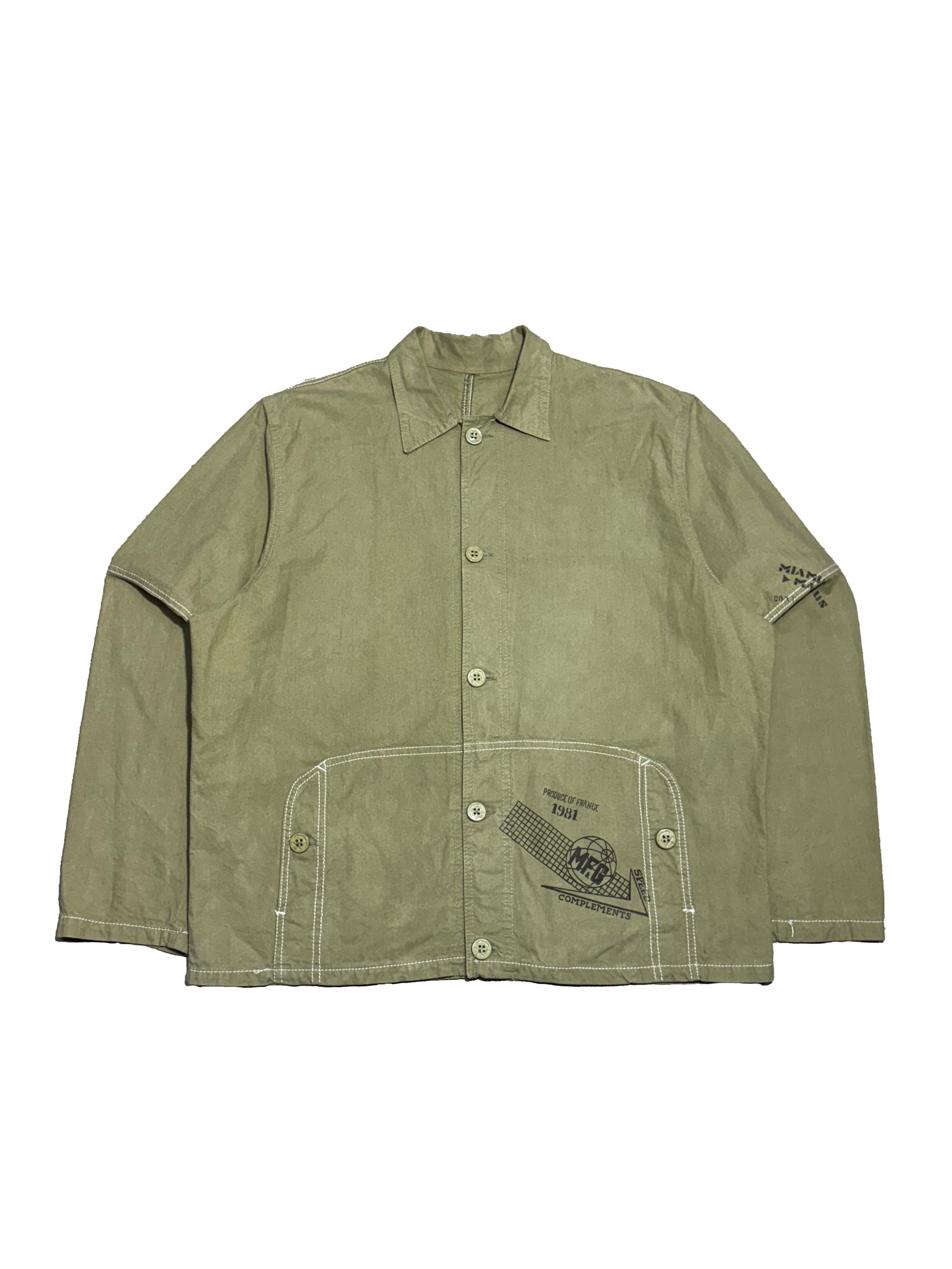 1980S MARITHÉ FRANÇOIS GIRBAUD COMPLEMENTS BUTTON UP JACKET