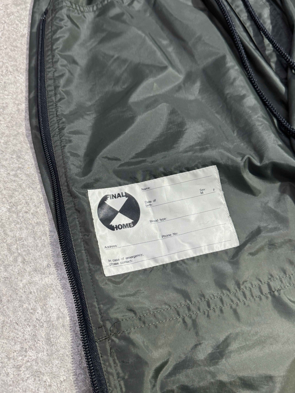 1990S FINAL HOME EXPANDABLE NYLON SURVIVAL ZIPPER PANTS