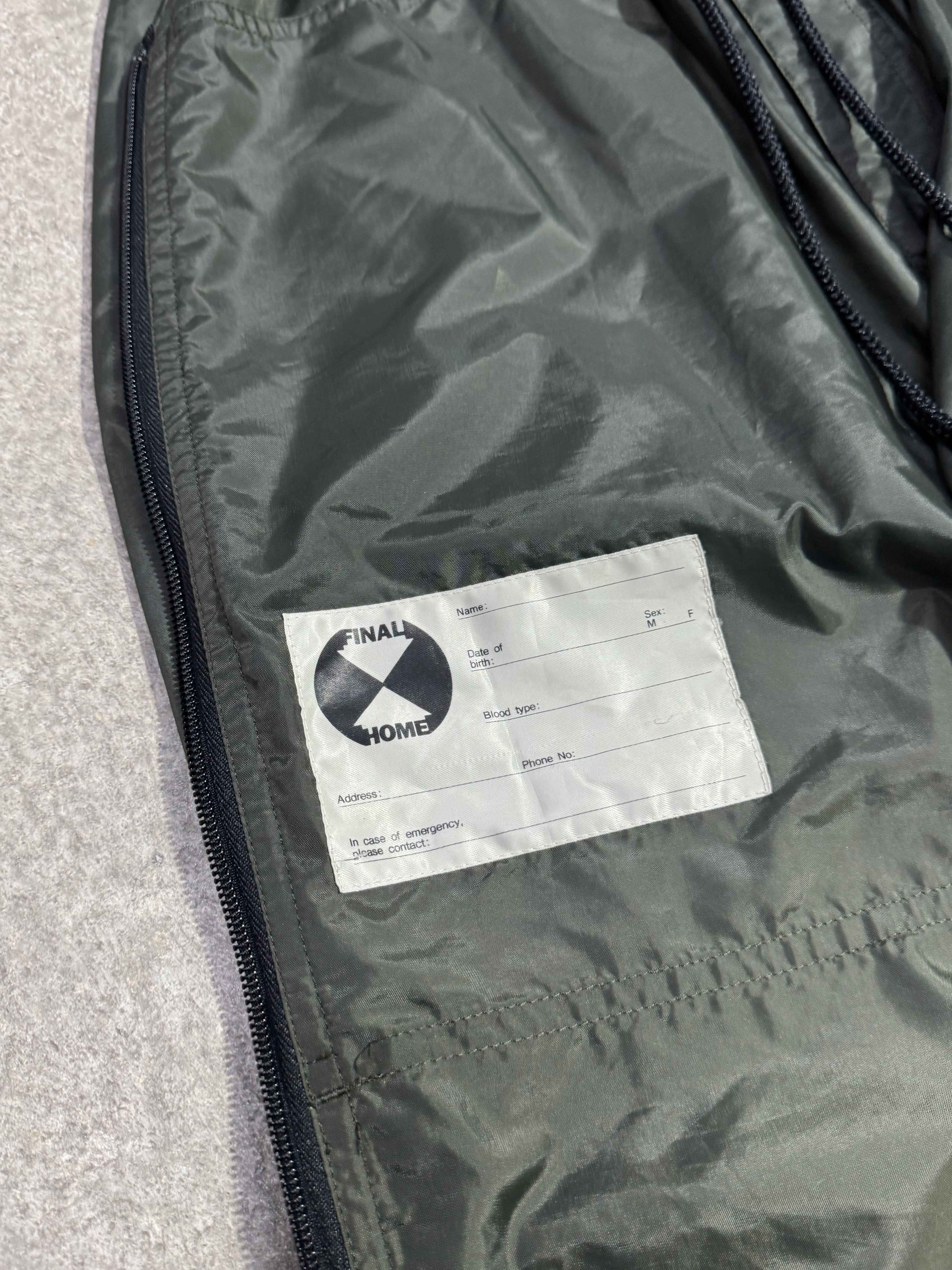 1990S FINAL HOME EXPANDABLE NYLON SURVIVAL ZIPPER PANTS