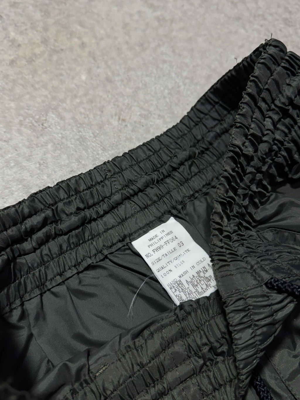 1990S FINAL HOME EXPANDABLE NYLON SURVIVAL ZIPPER PANTS