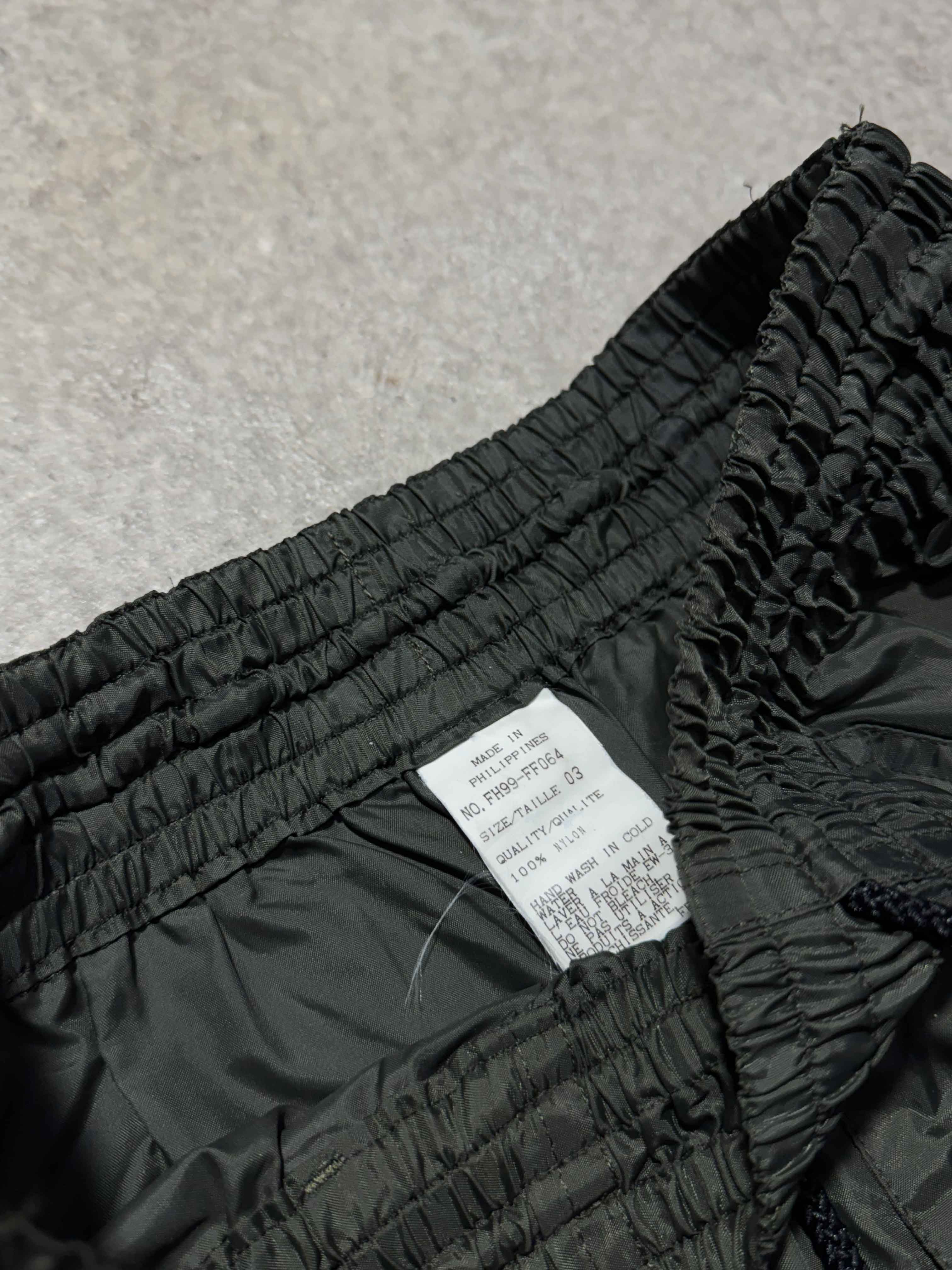 1990S FINAL HOME EXPANDABLE NYLON SURVIVAL ZIPPER PANTS
