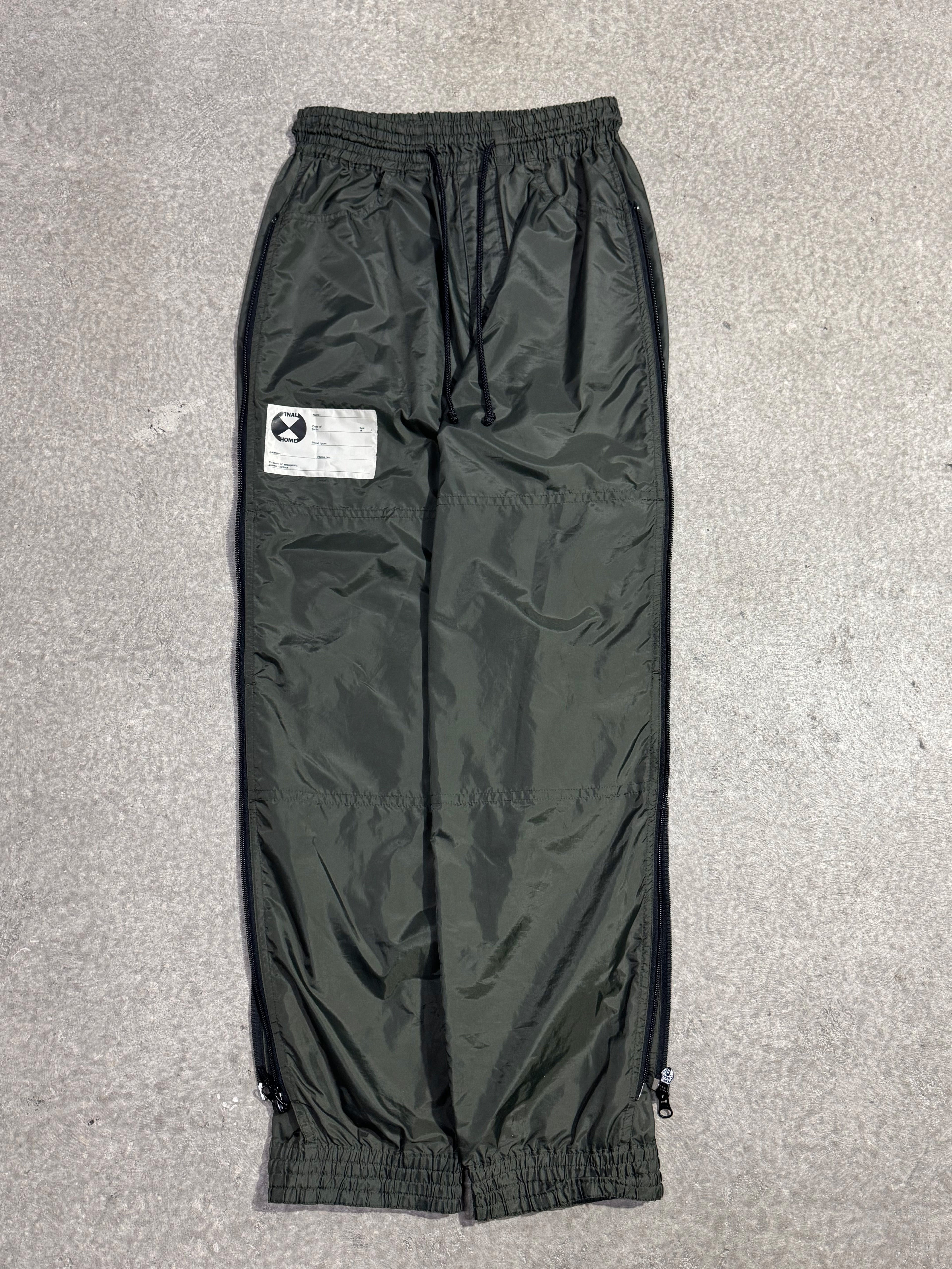 1990S FINAL HOME EXPANDABLE NYLON SURVIVAL ZIPPER PANTS