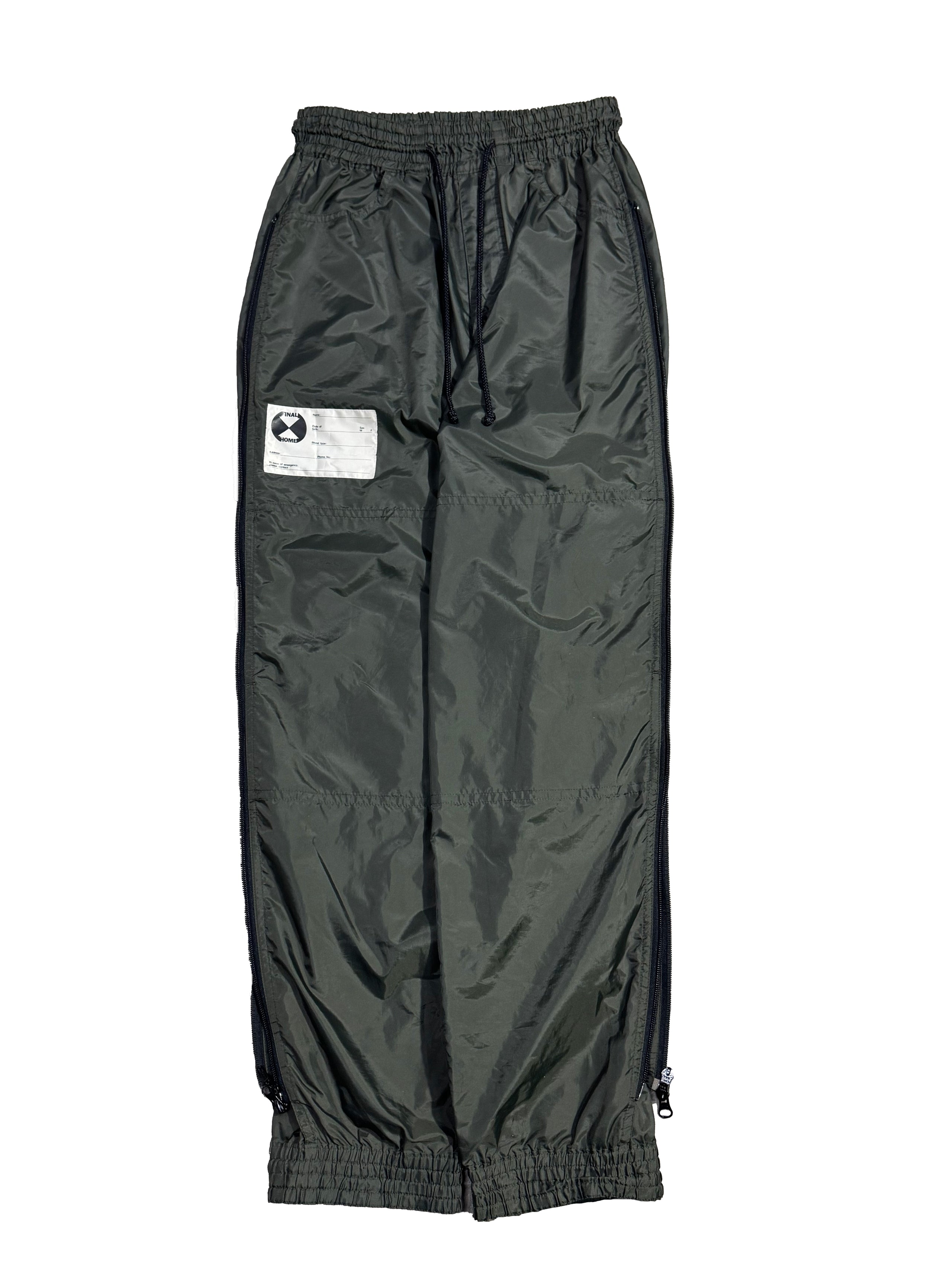 1990S FINAL HOME EXPANDABLE NYLON SURVIVAL ZIPPER PANTS