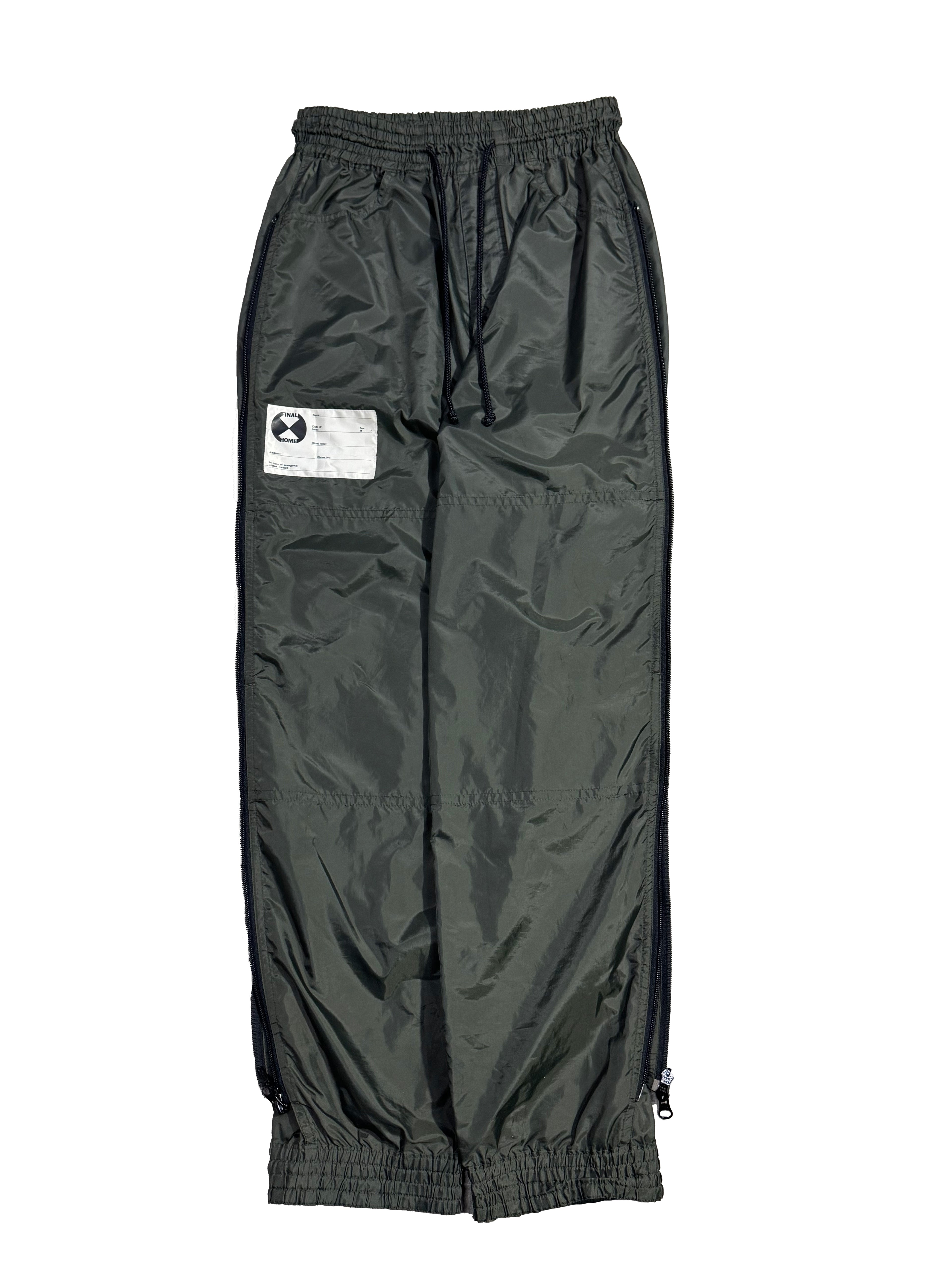 1990S FINAL HOME EXPANDABLE NYLON SURVIVAL ZIPPER PANTS