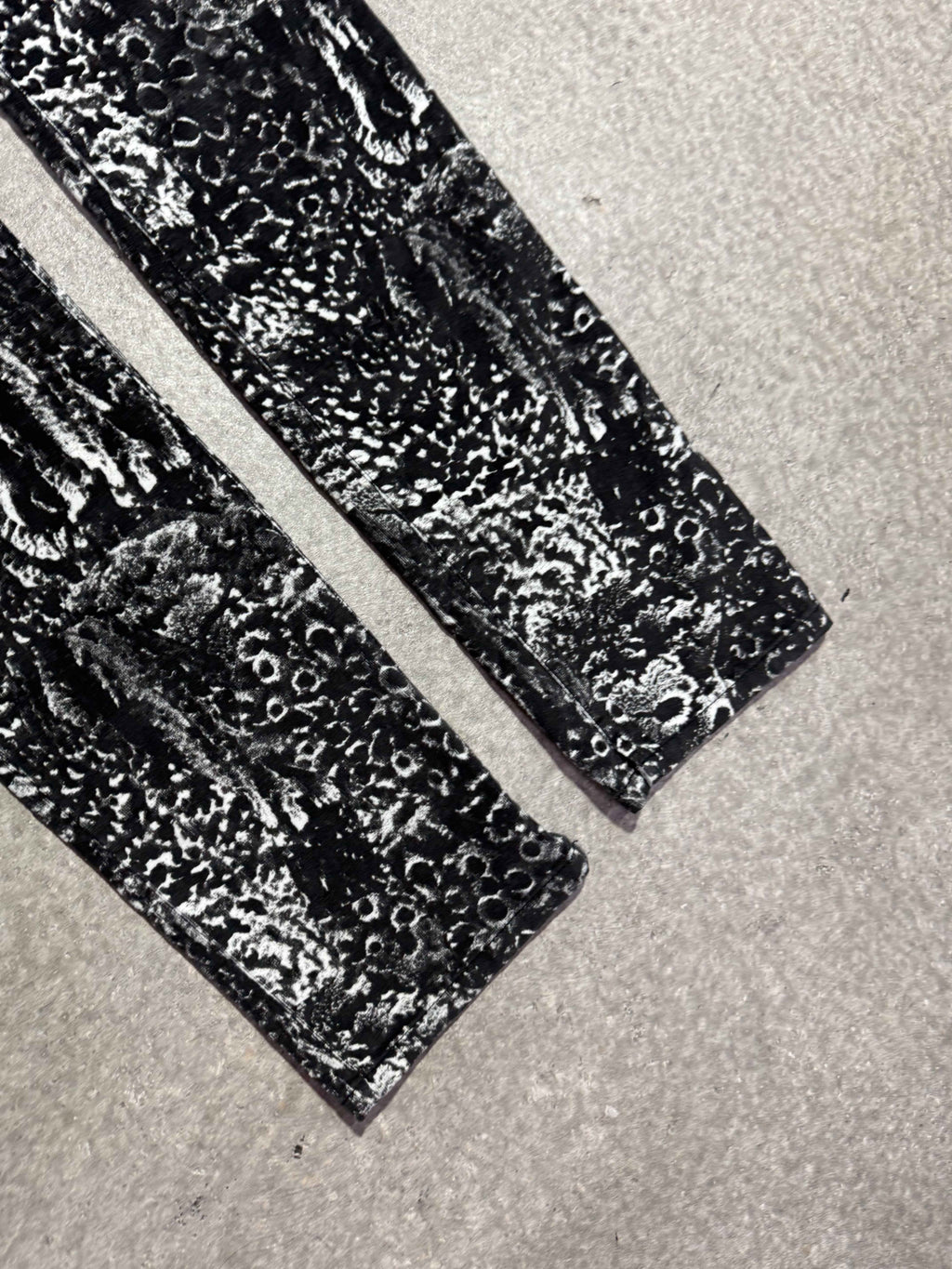 2000S DIESEL BLACK CAMOUFLAGE SKINNY JEANS