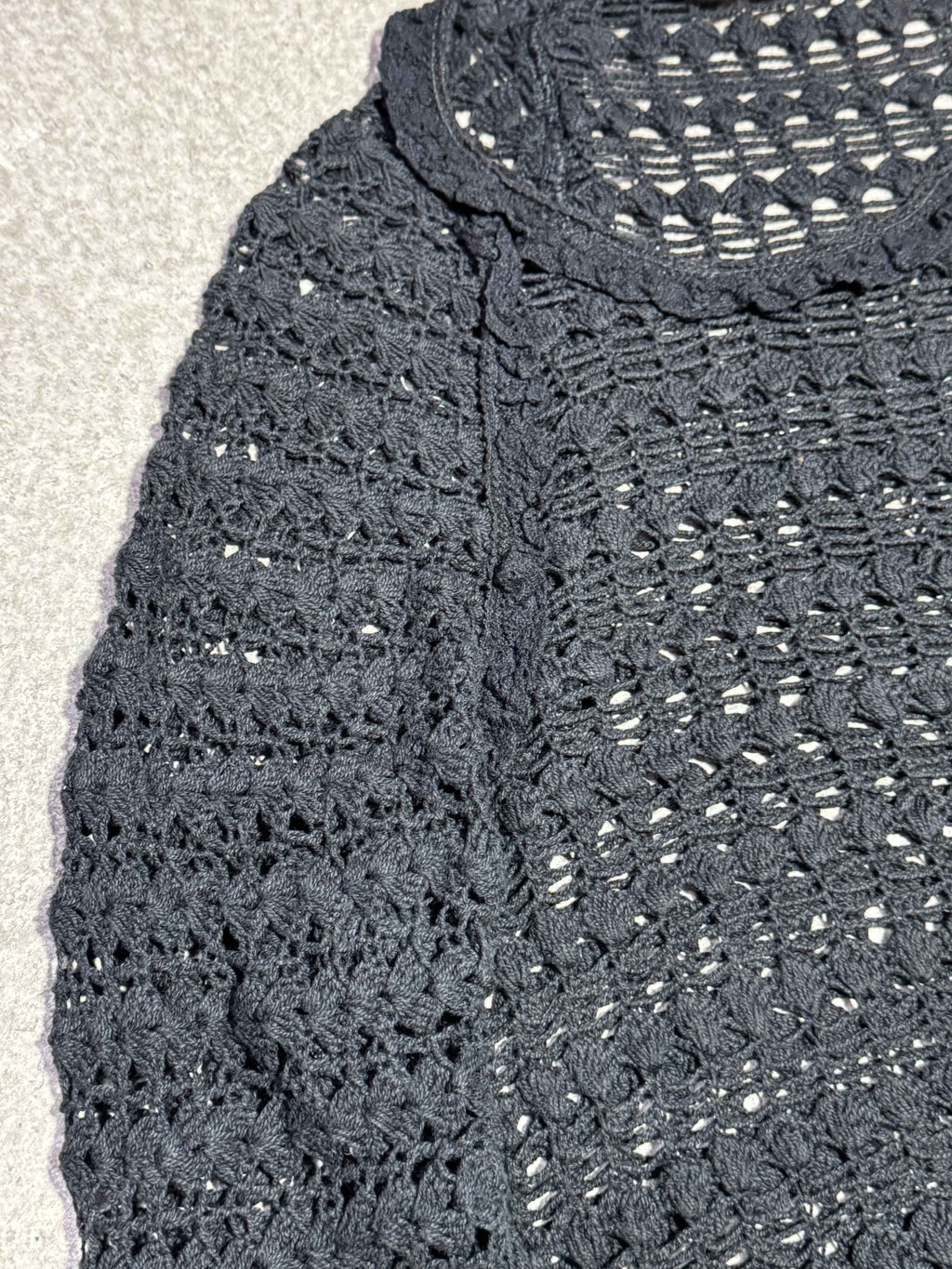 2010S ISABEL MARANT ETOILE MESH LONG SLEEVE BLACK