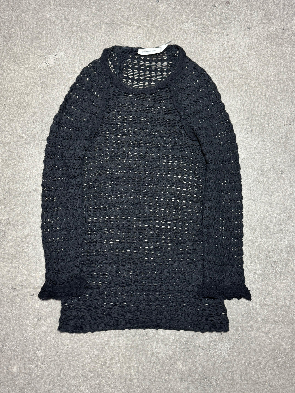 2010S ISABEL MARANT ETOILE MESH LONG SLEEVE BLACK