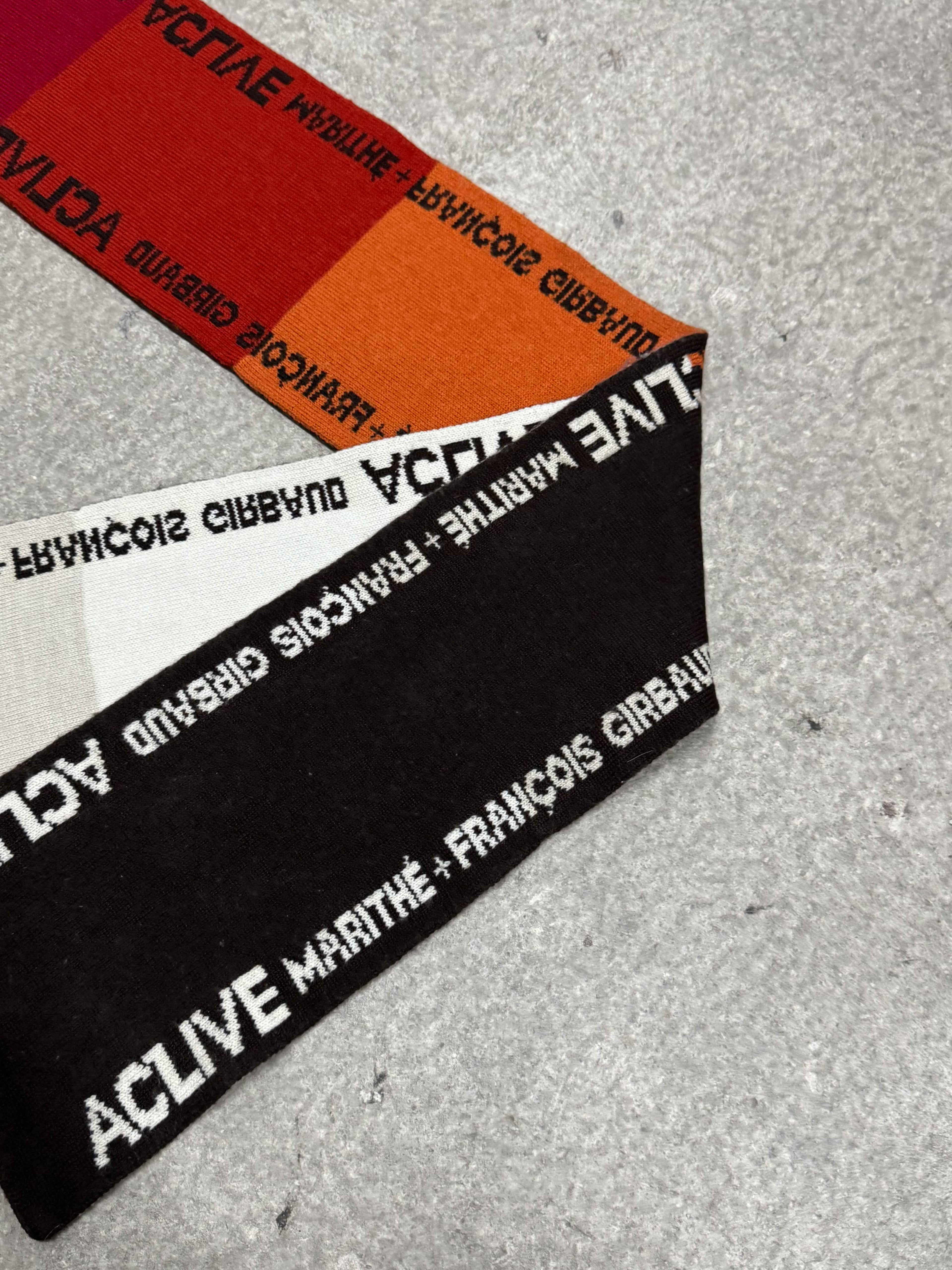 VINTAGE ACLIVE MARITHÉ + FRANÇOIS GIRBAUD MULTICOLOR SCARF