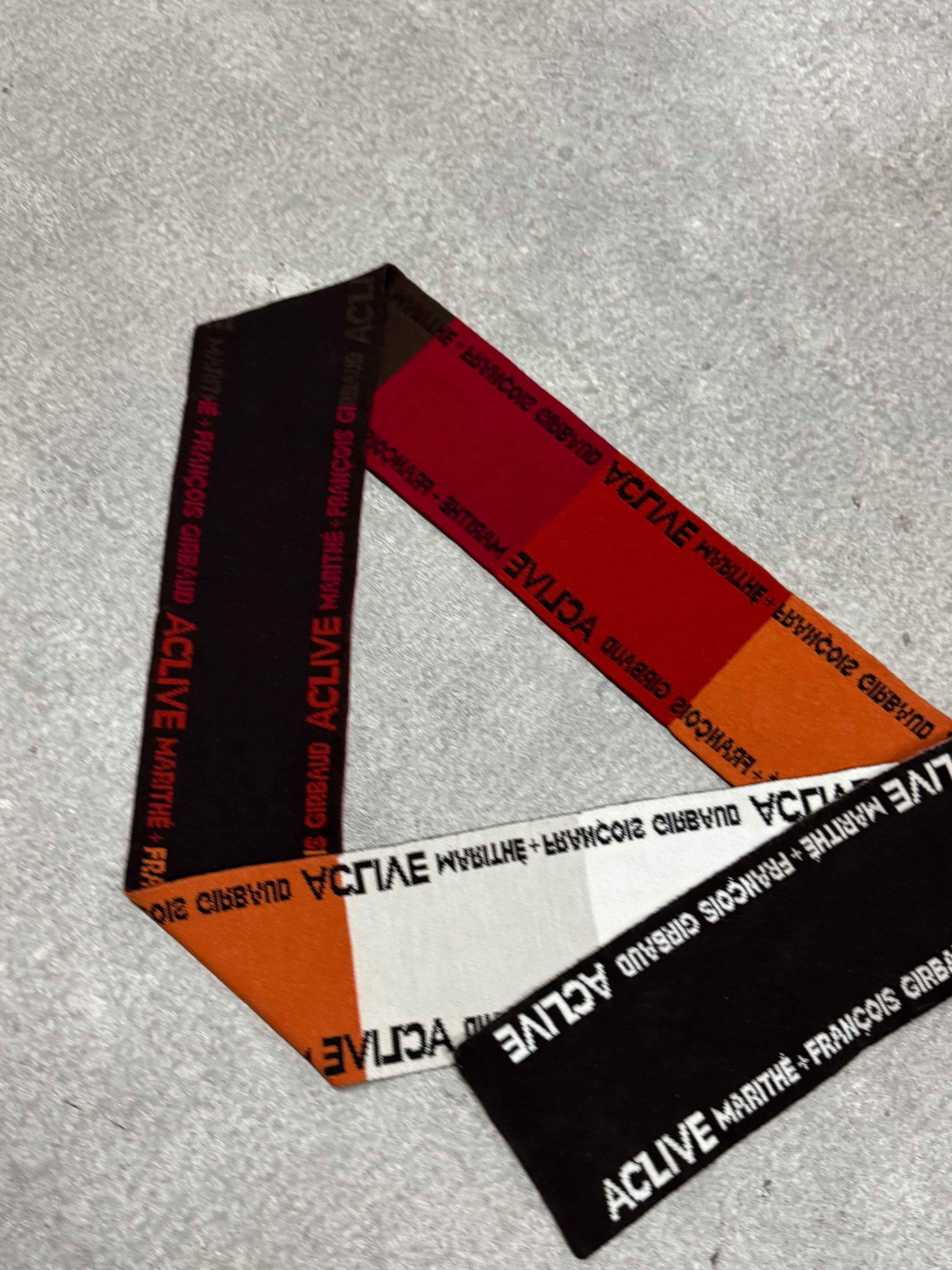 VINTAGE ACLIVE MARITHÉ + FRANÇOIS GIRBAUD MULTICOLOR SCARF