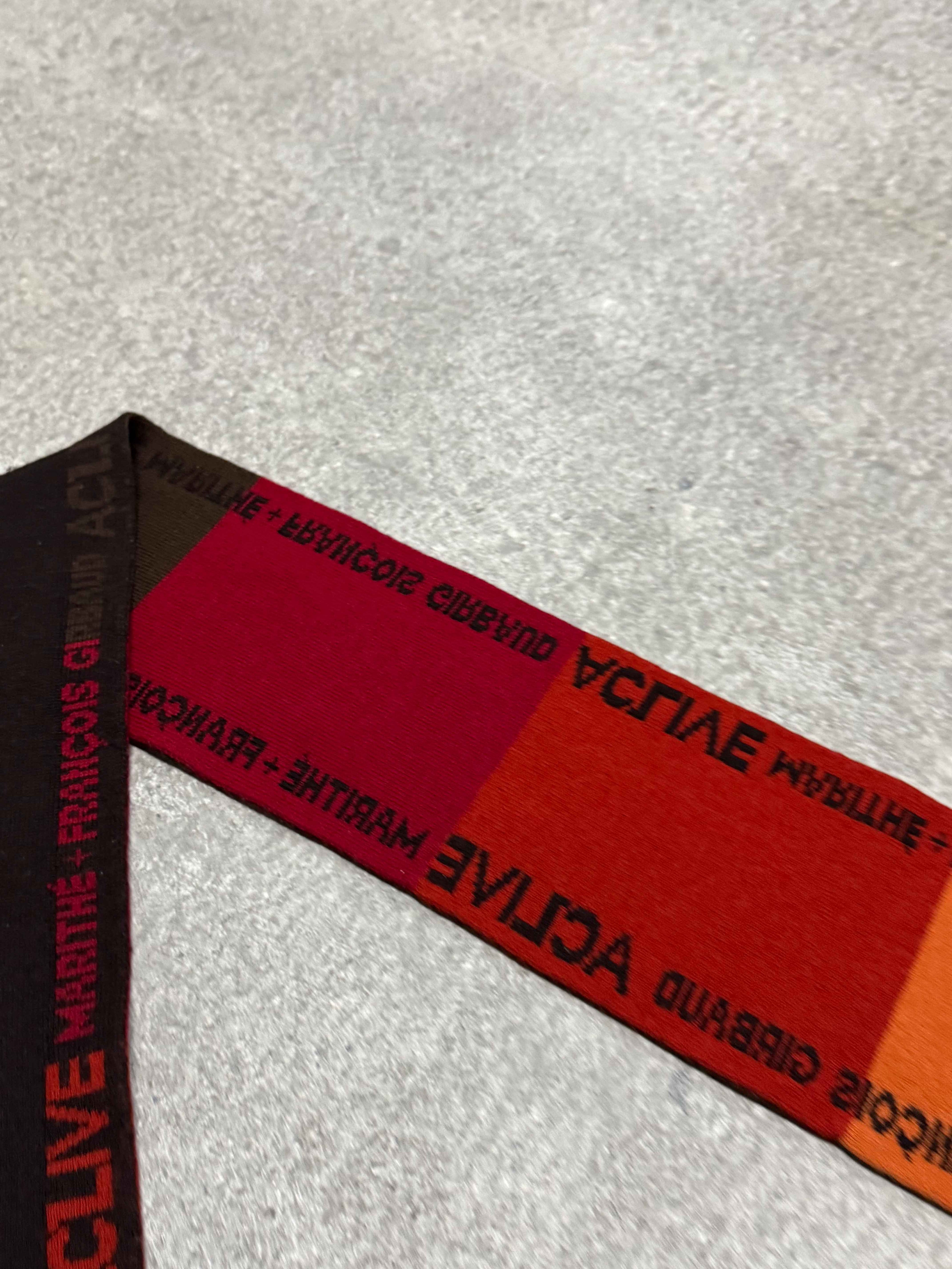 VINTAGE ACLIVE MARITHÉ + FRANÇOIS GIRBAUD MULTICOLOR SCARF