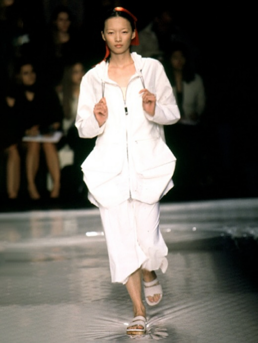 ACLIVE MARITHÉ + FRANÇOIS GIRBAUD GIRBAUD PARKA WHITE