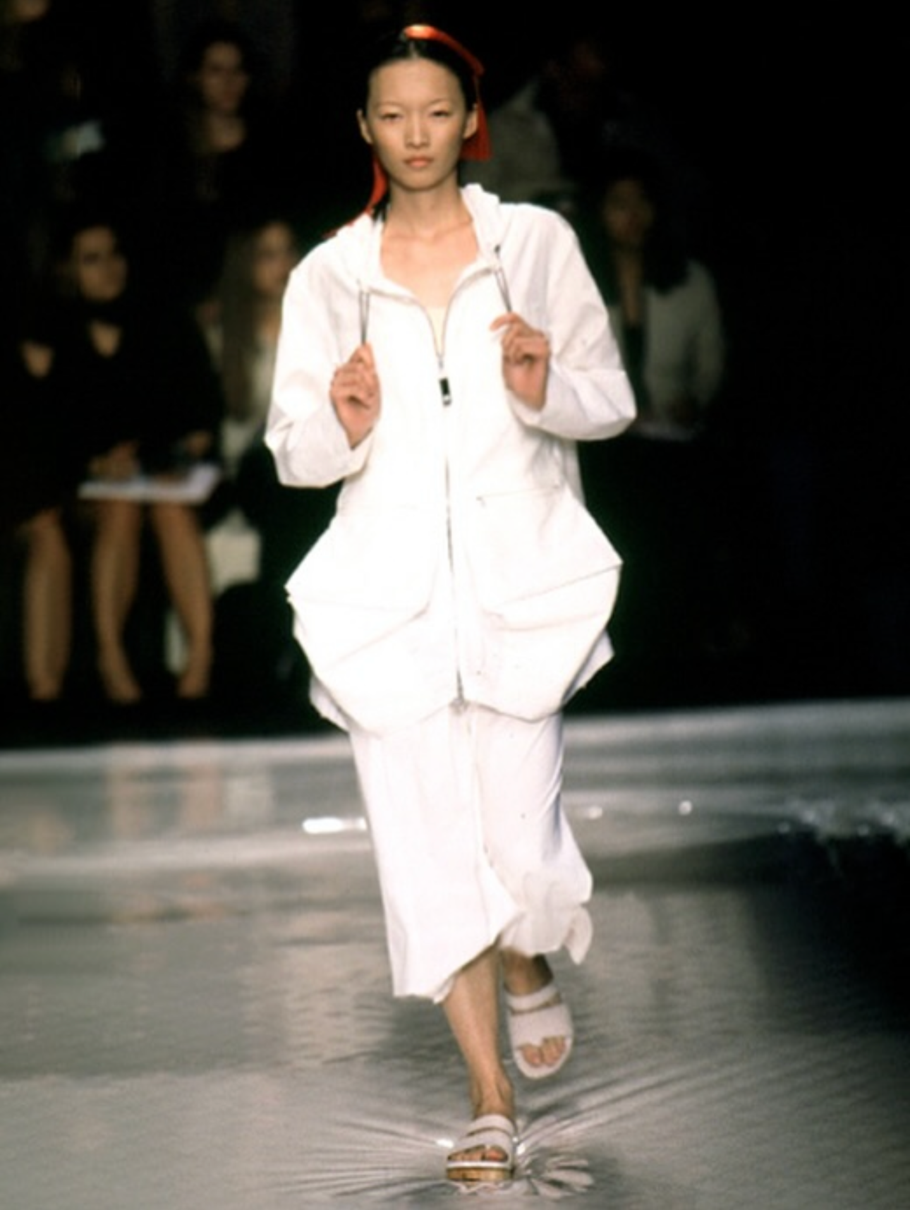 ACLIVE MARITHÉ + FRANÇOIS GIRBAUD GIRBAUD PARKA WHITE