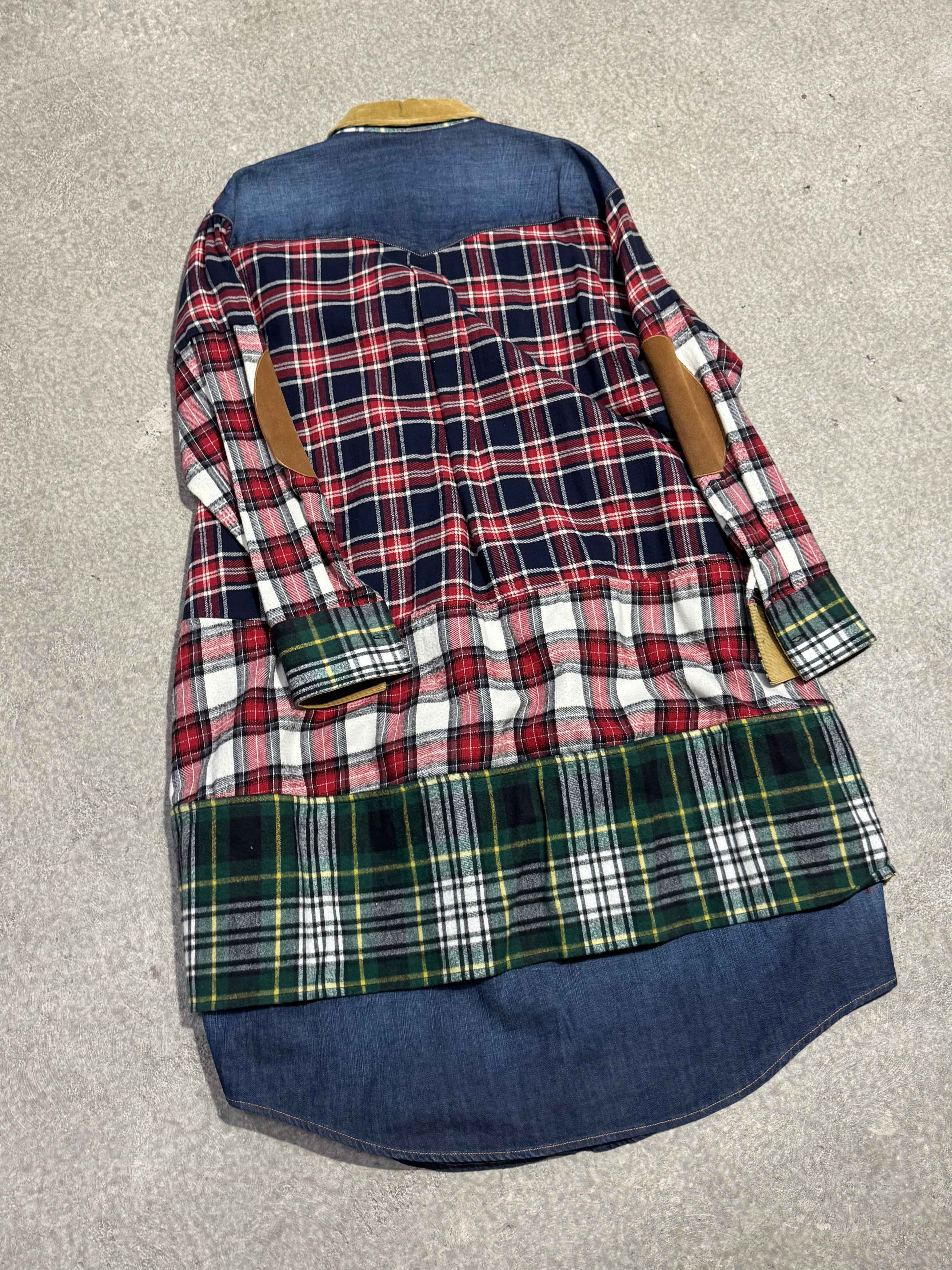 DSQUARED2 PRE-FALL 2019 MULTI PLAID DRESS