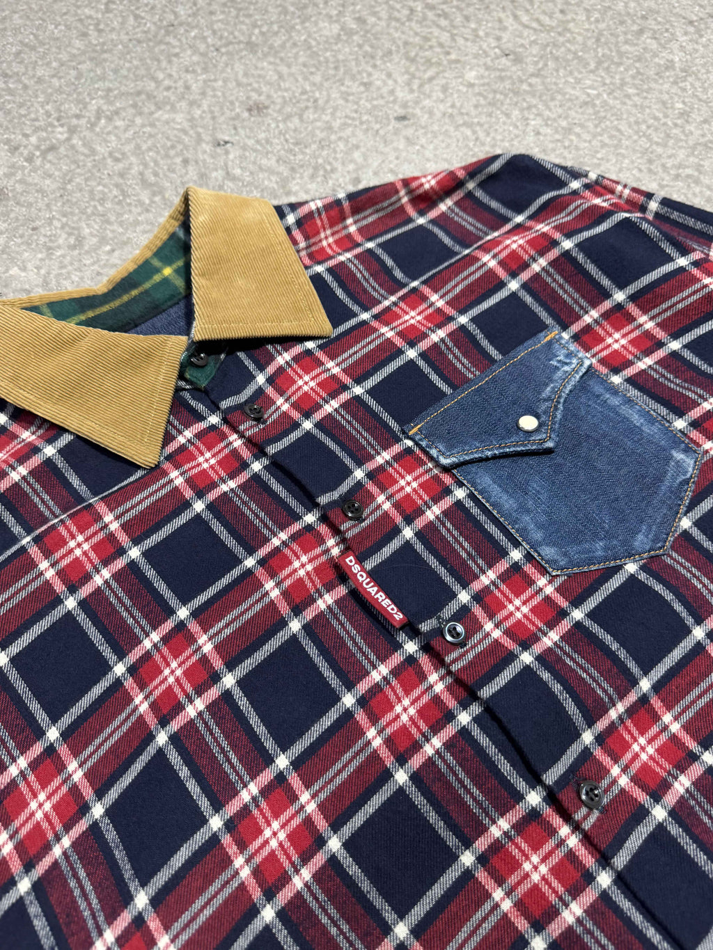 DSQUARED2 PRE-FALL 2019 MULTI PLAID DRESS