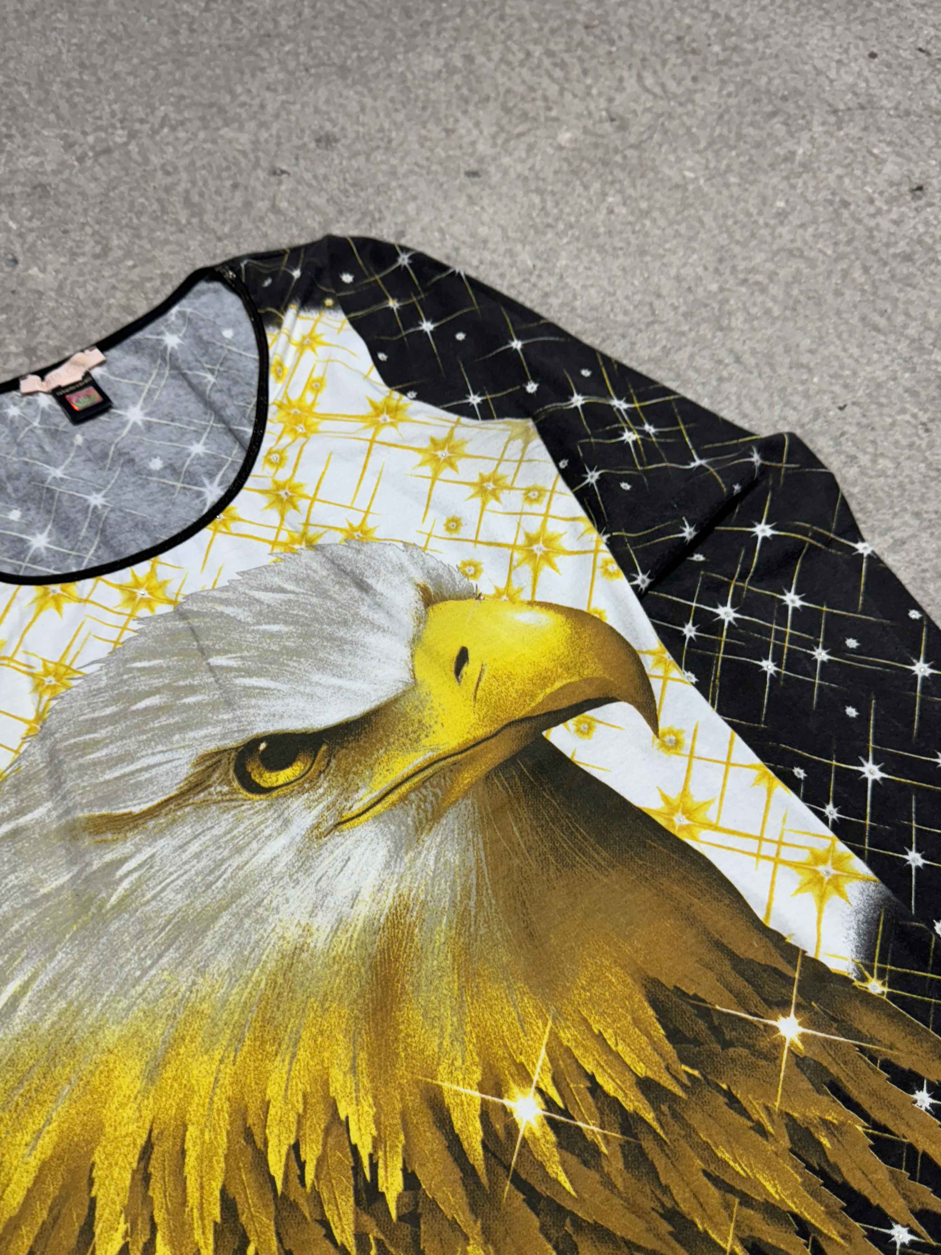 2000S ROBERTO CAVALLI EAGLE GRAPHIC LONG SLEEVE