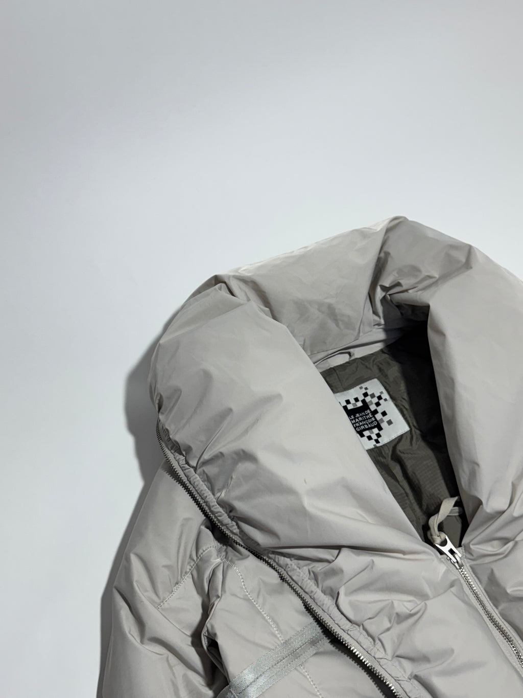 2000s Marithé + François Girbaud cream Multi zip expandable jacket