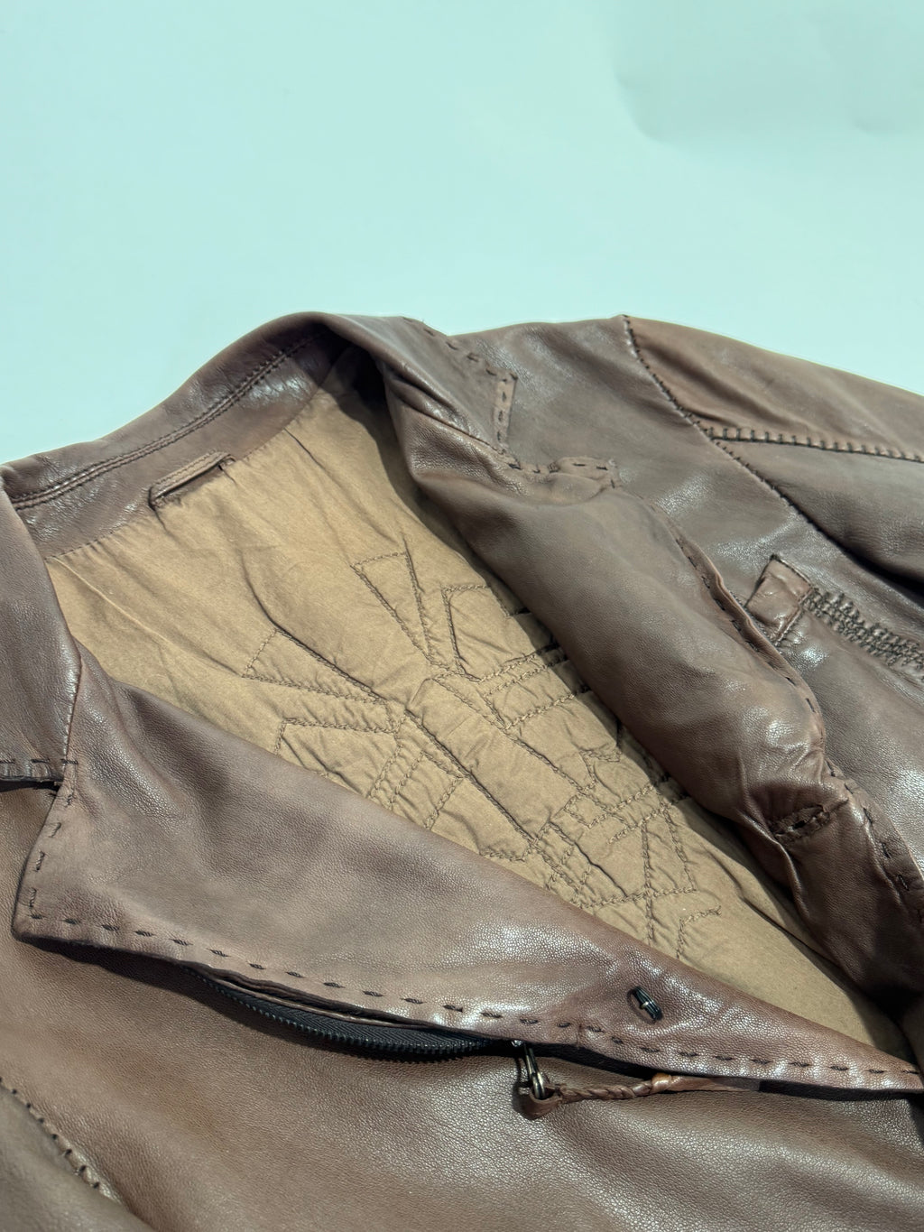 Marithé + François Girbaud Fall Winter 2005 Lamb skin leather jacket
