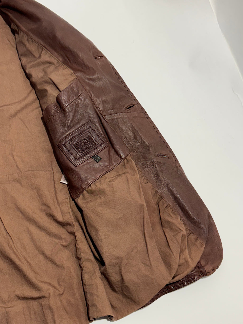 Marithé + François Girbaud Fall Winter 2005 Lamb skin leather jacket