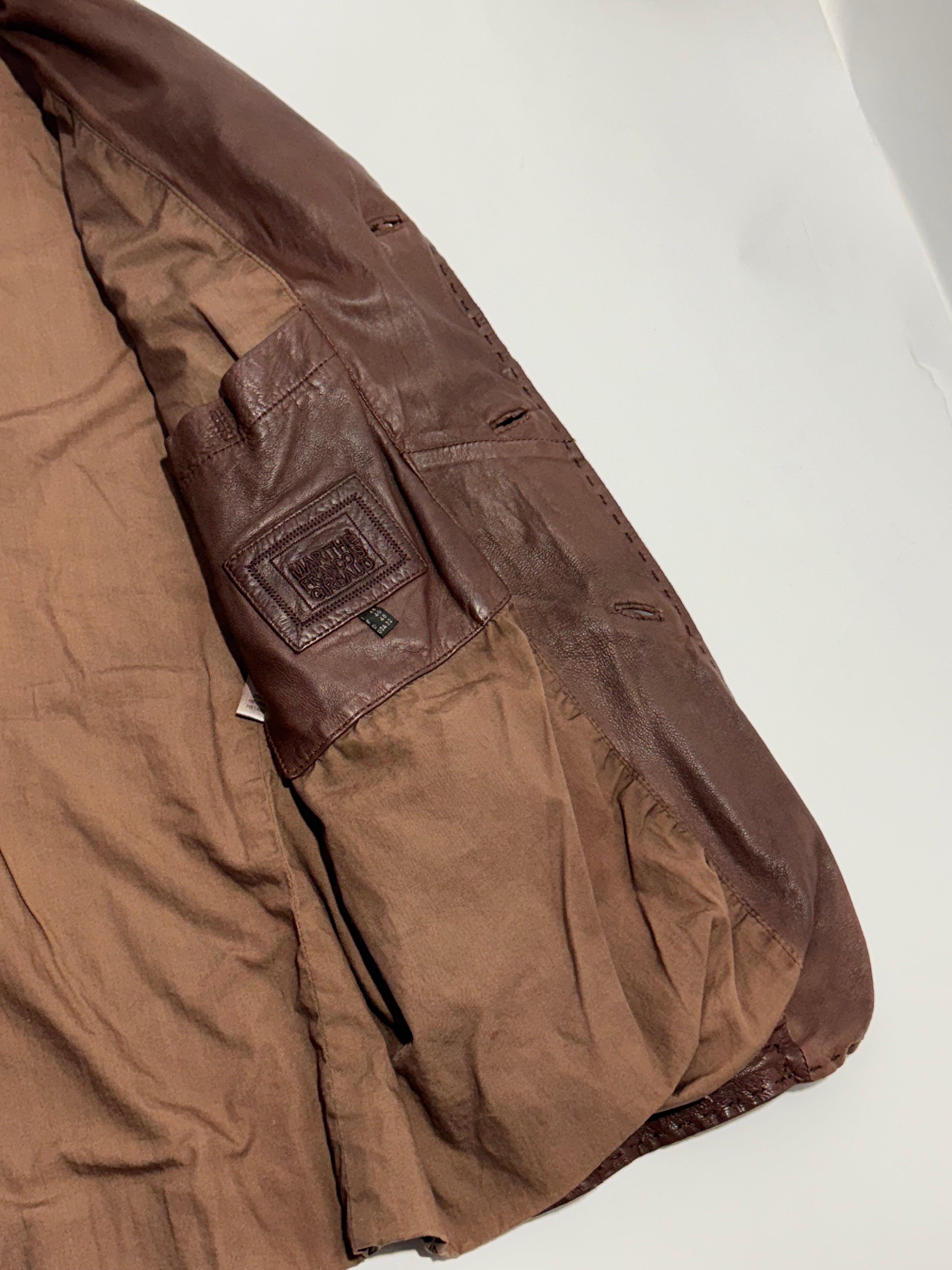 Marithé + François Girbaud Fall Winter 2005 Lamb skin leather jacket