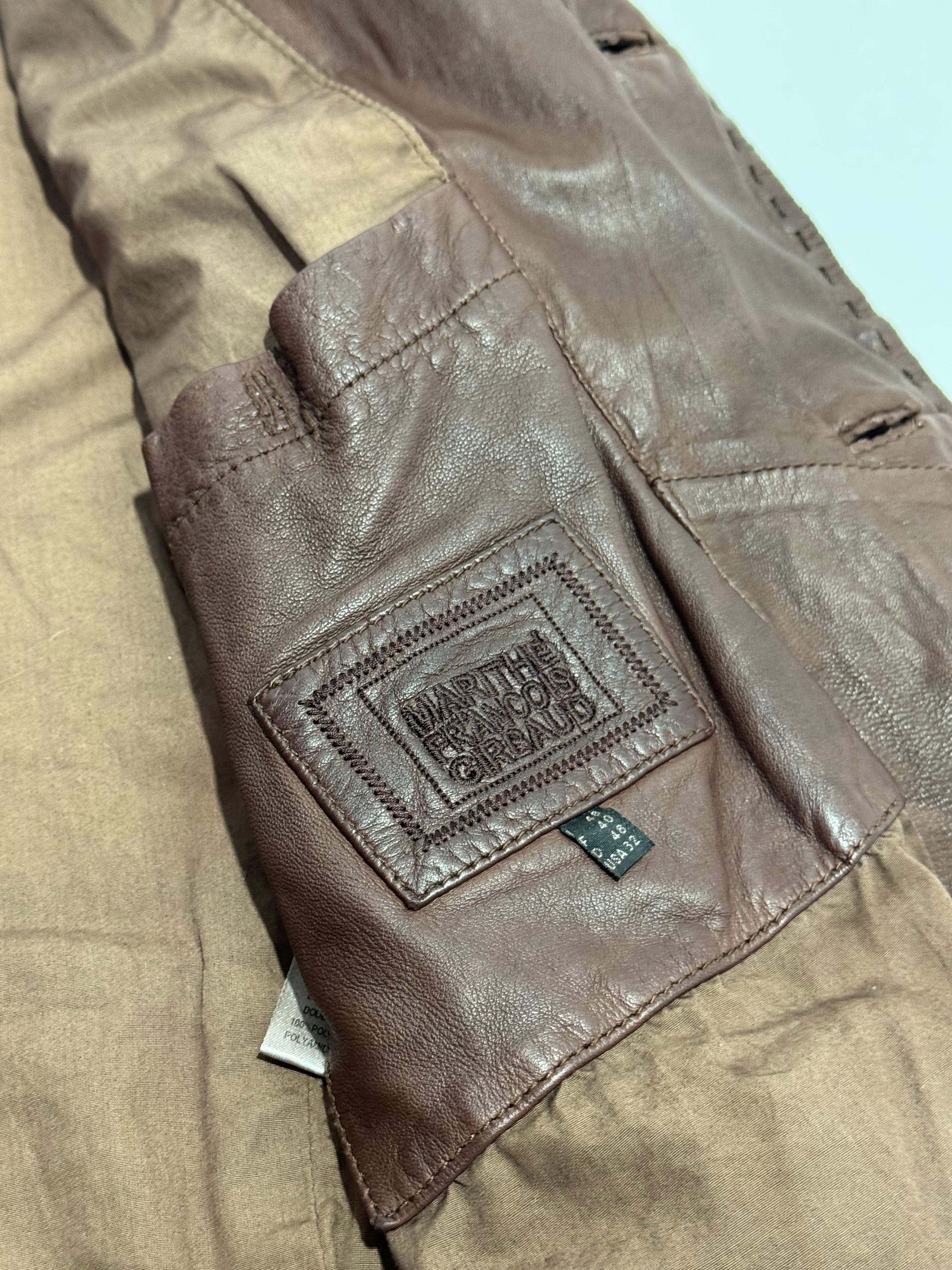 Marithé + François Girbaud Fall Winter 2005 Lamb skin leather jacket