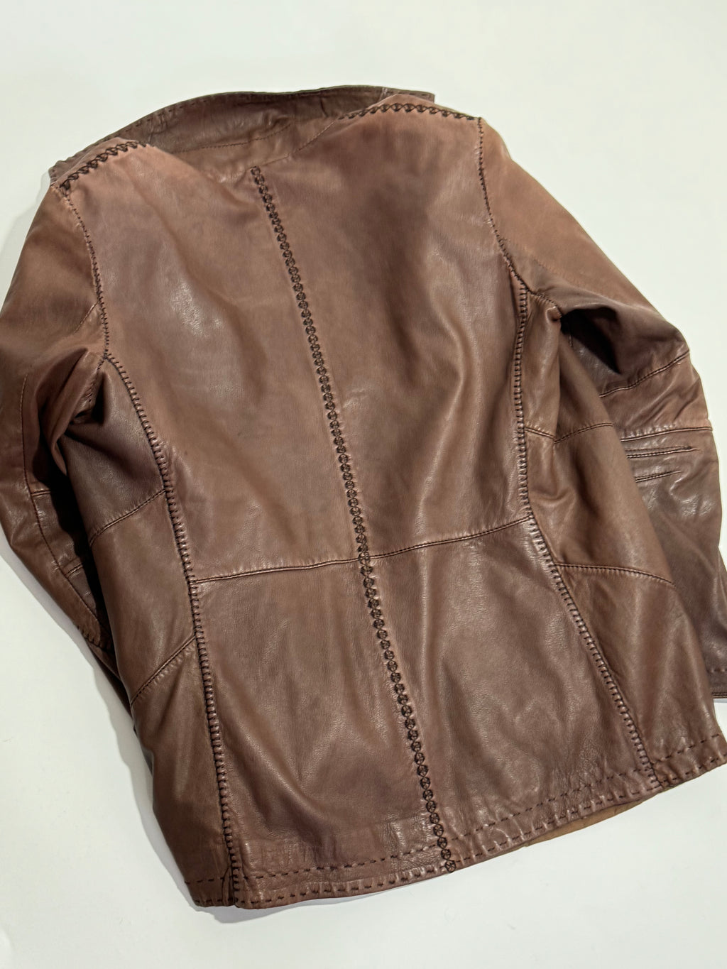 Marithé + François Girbaud Fall Winter 2005 Lamb skin leather jacket