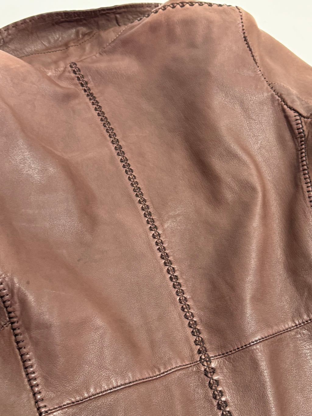 Marithé + François Girbaud Fall Winter 2005 Lamb skin leather jacket