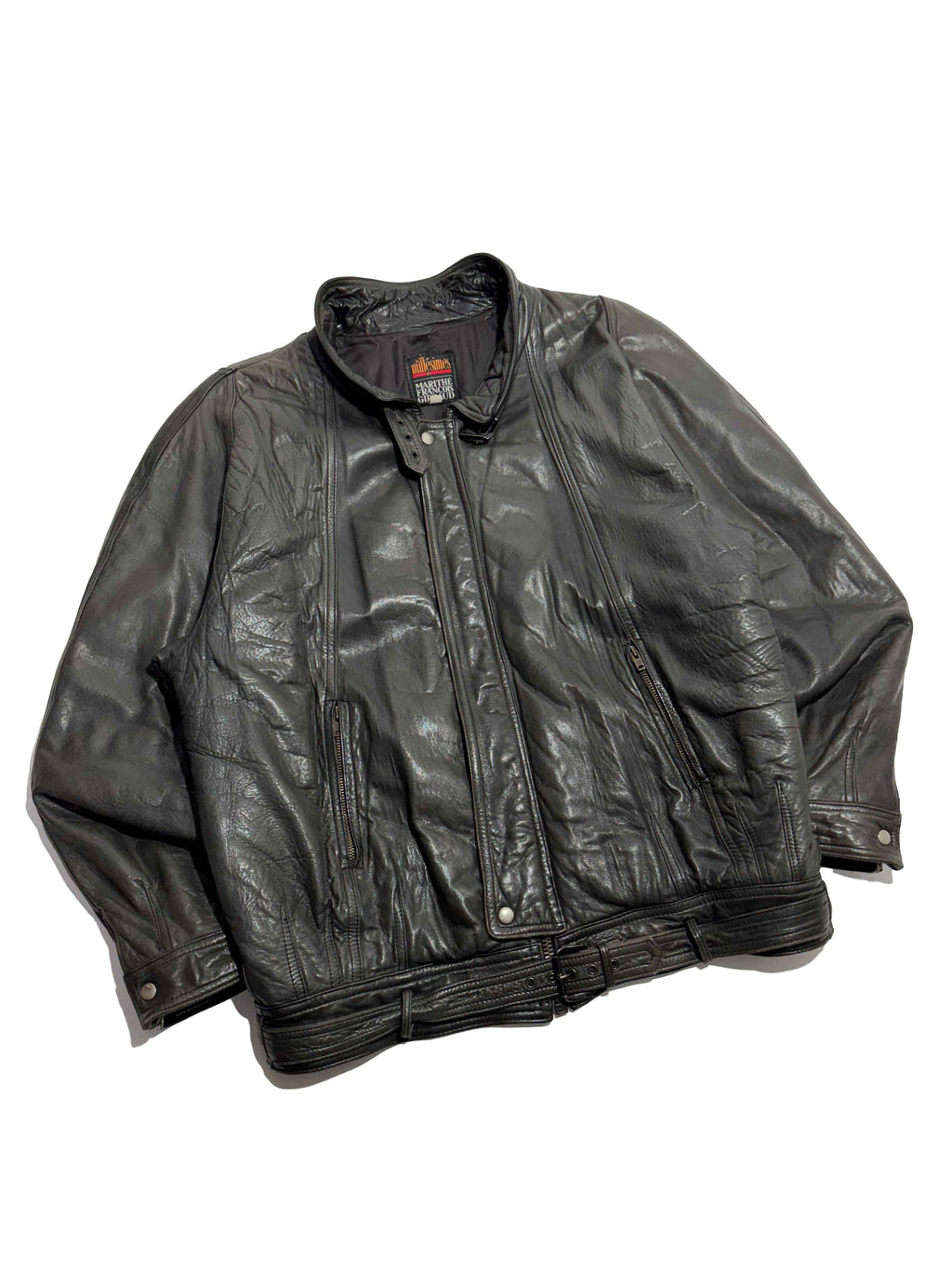 1990s Les Millesimes de Marithé François Girbaud leather jacket