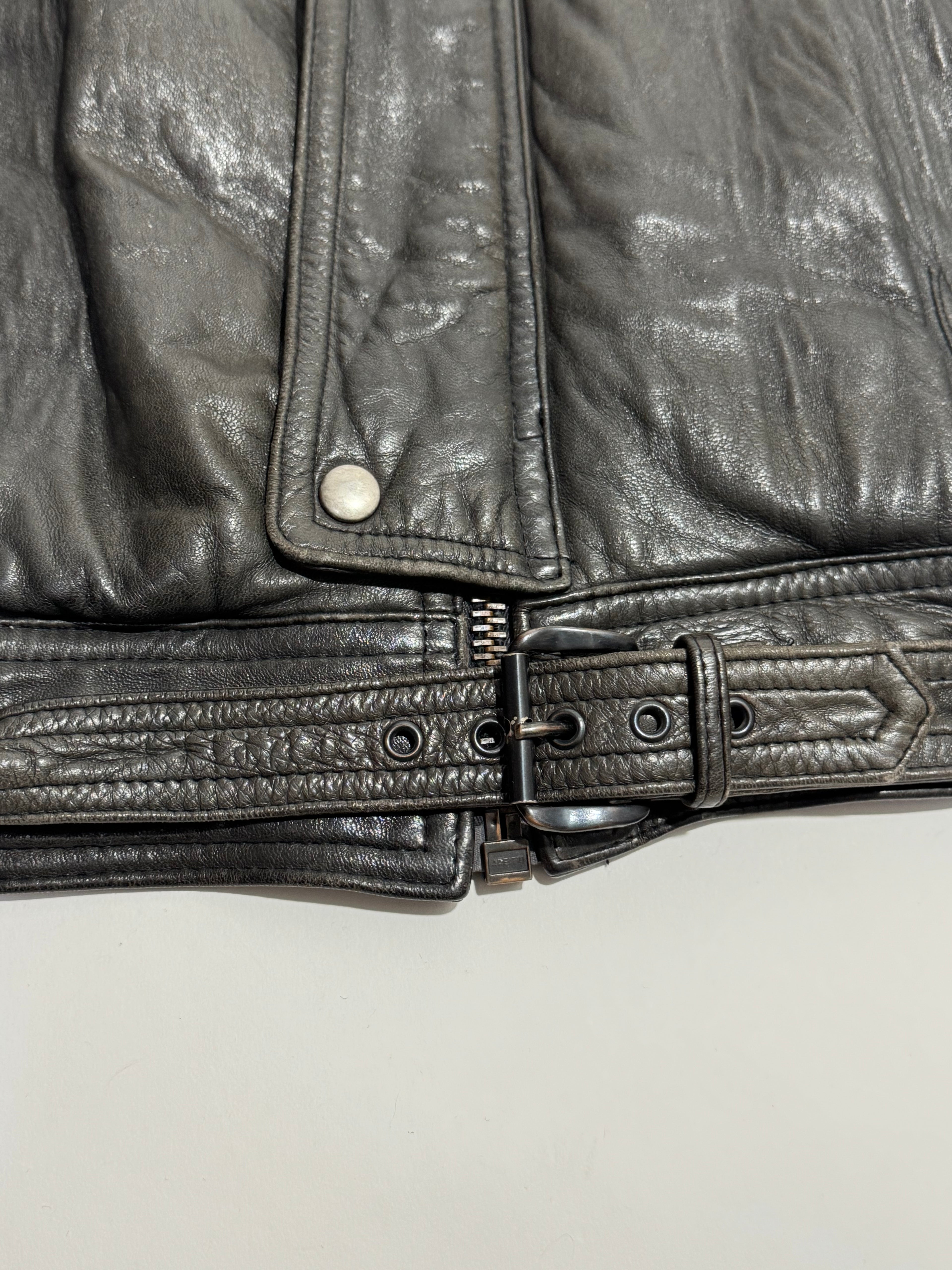 1990s Les Millesimes de Marithé François Girbaud leather jacket