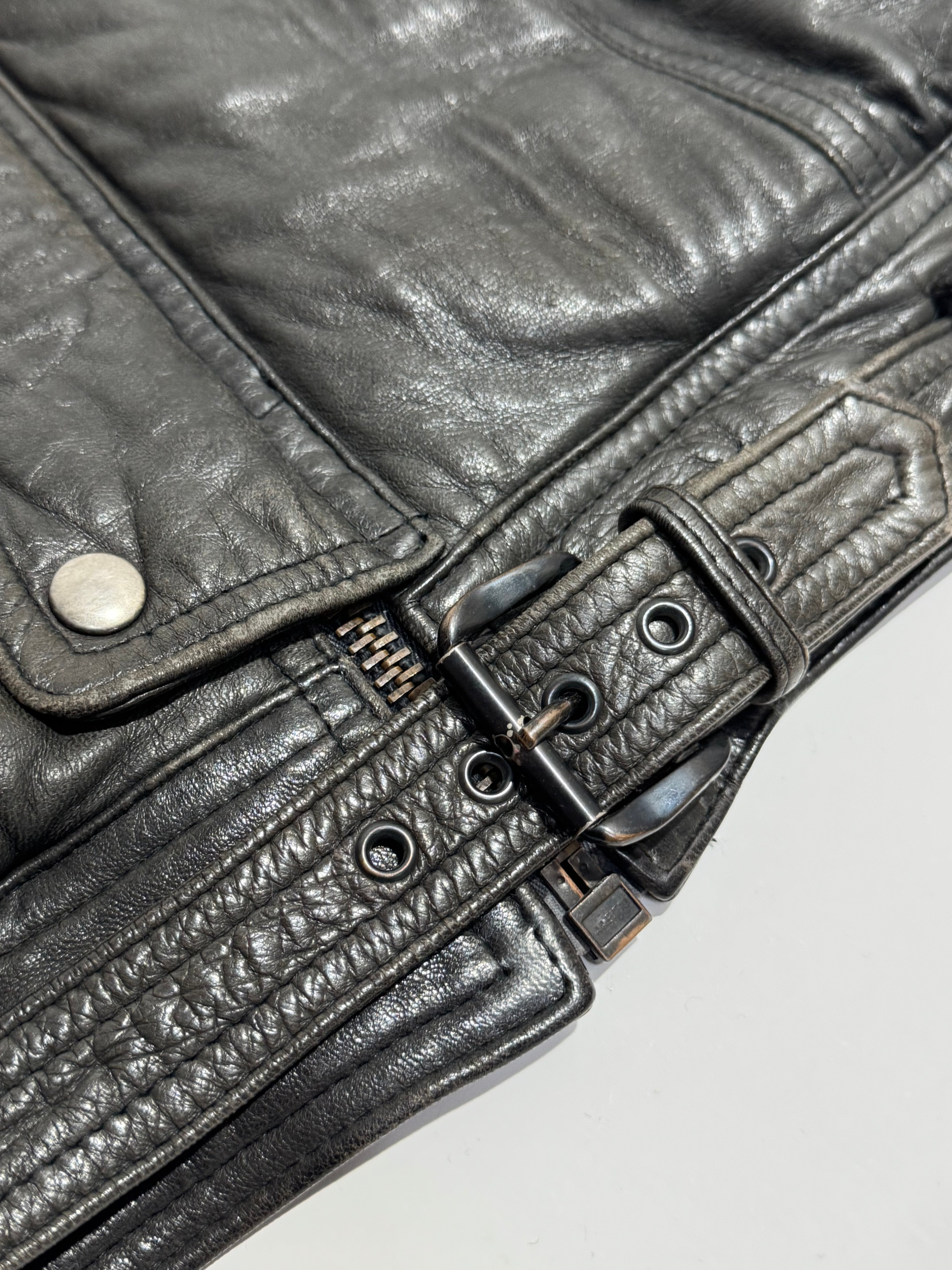 1990s Les Millesimes de Marithé François Girbaud leather jacket