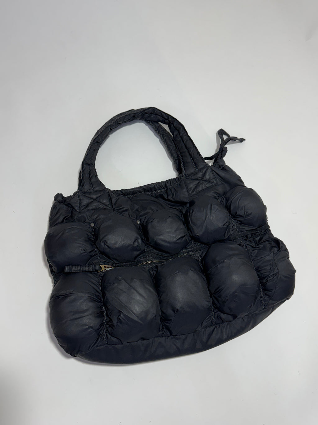 2000s Marithé + François Girbaud Pokachu Multipocket Black Nylon Bag
