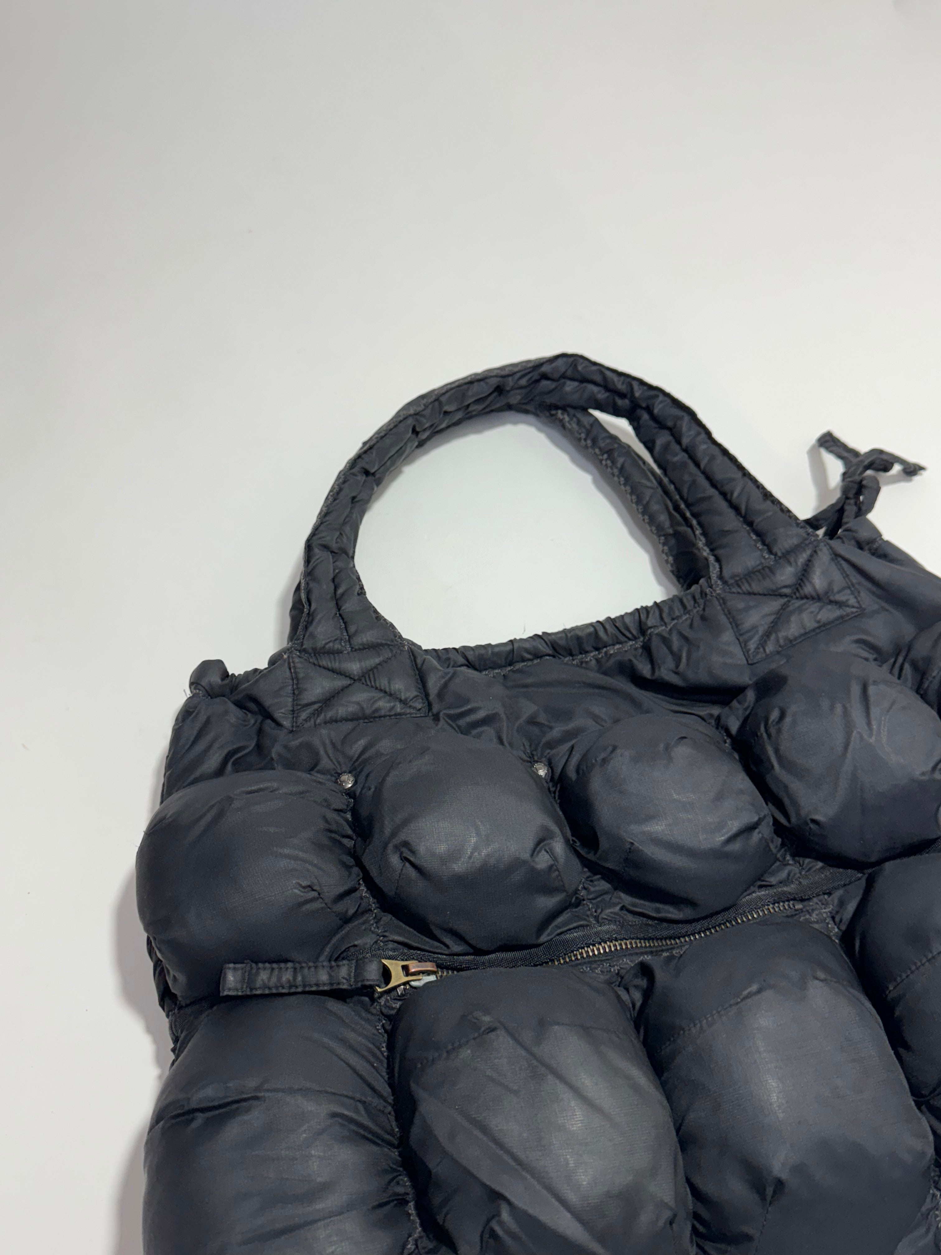 2000s Marithé + François Girbaud Pokachu Multipocket Black Nylon Bag