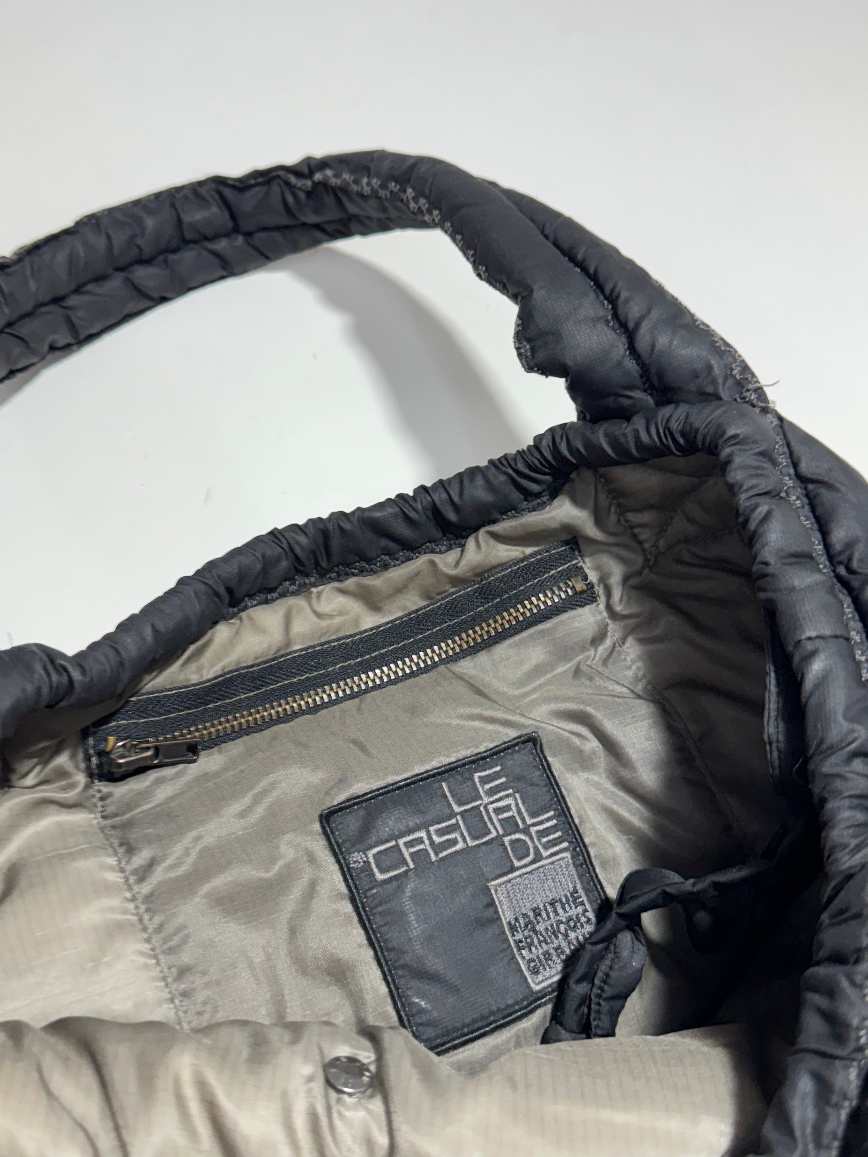 2000s Marithé + François Girbaud Pokachu Multipocket Black Nylon Bag