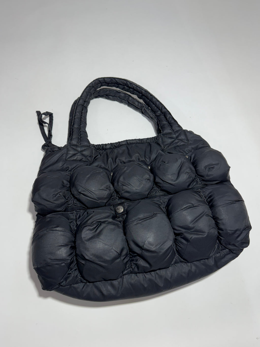 2000s Marithé + François Girbaud Pokachu Multipocket Black Nylon Bag