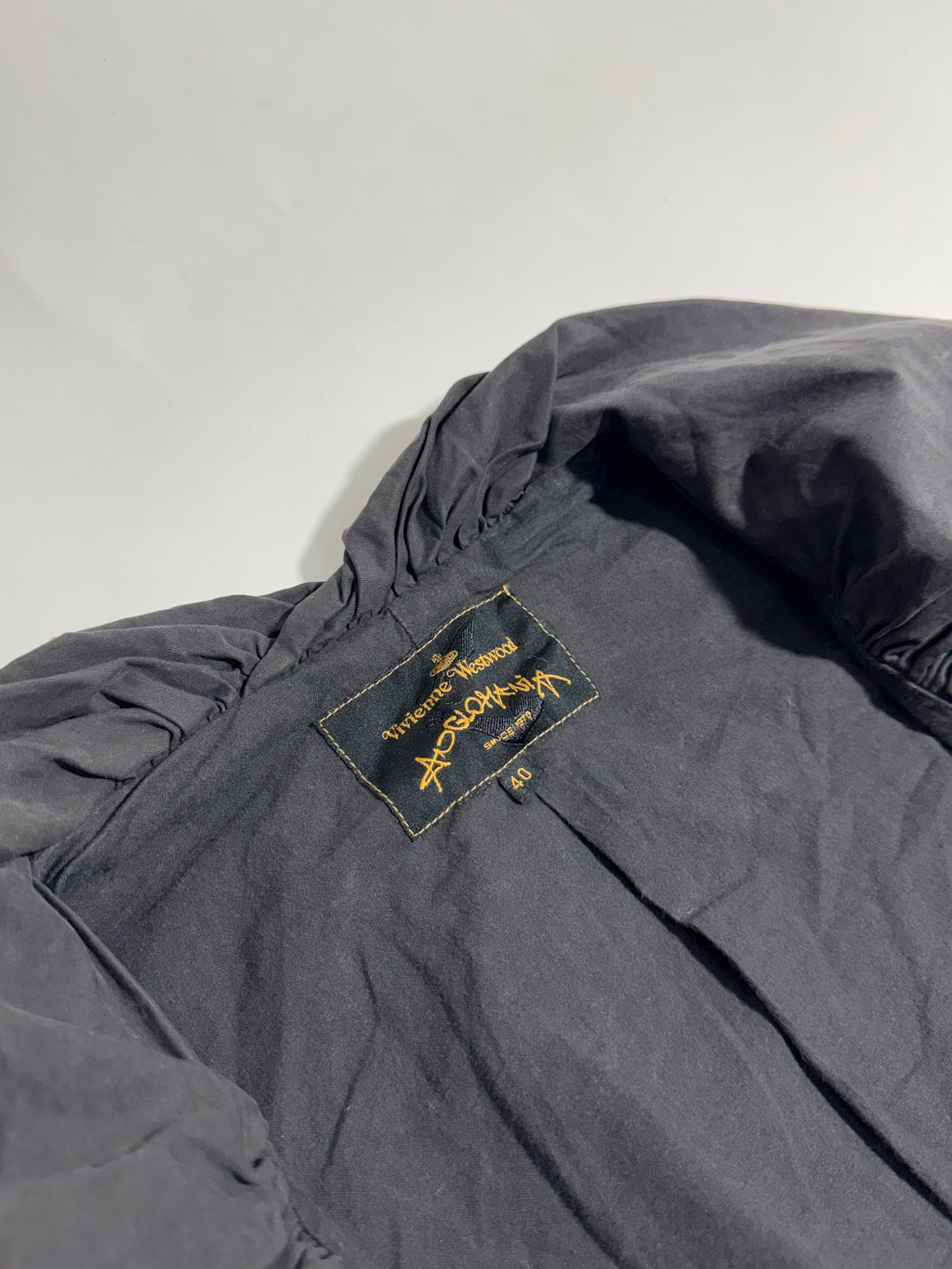 Vivienne Westwood Anglomania Big Collar Asymmetrical Trench Coat
