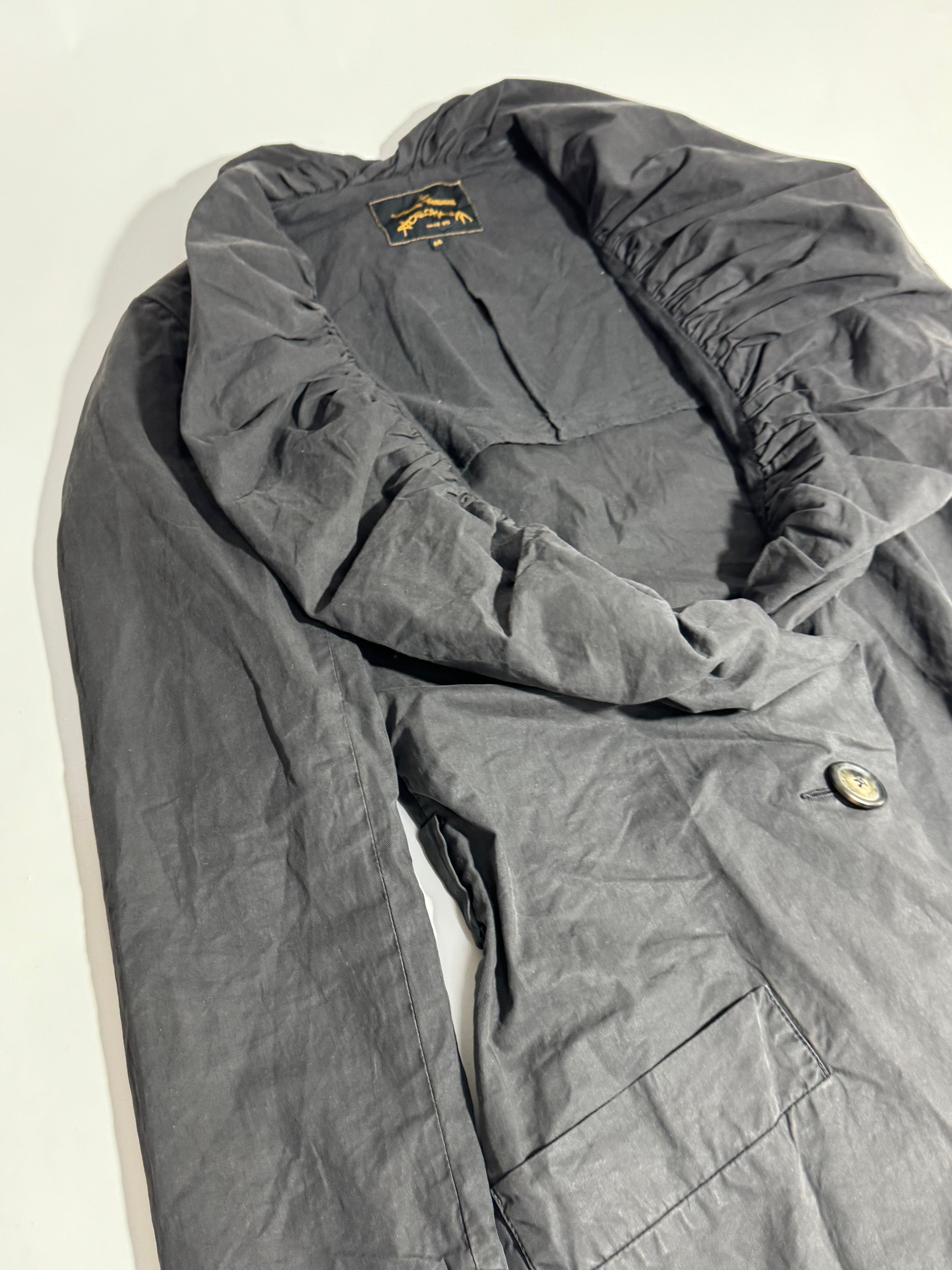Vivienne Westwood Anglomania Big Collar Asymmetrical Trench Coat