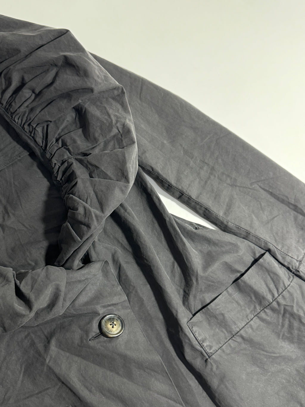 Vivienne Westwood Anglomania Big Collar Asymmetrical Trench Coat