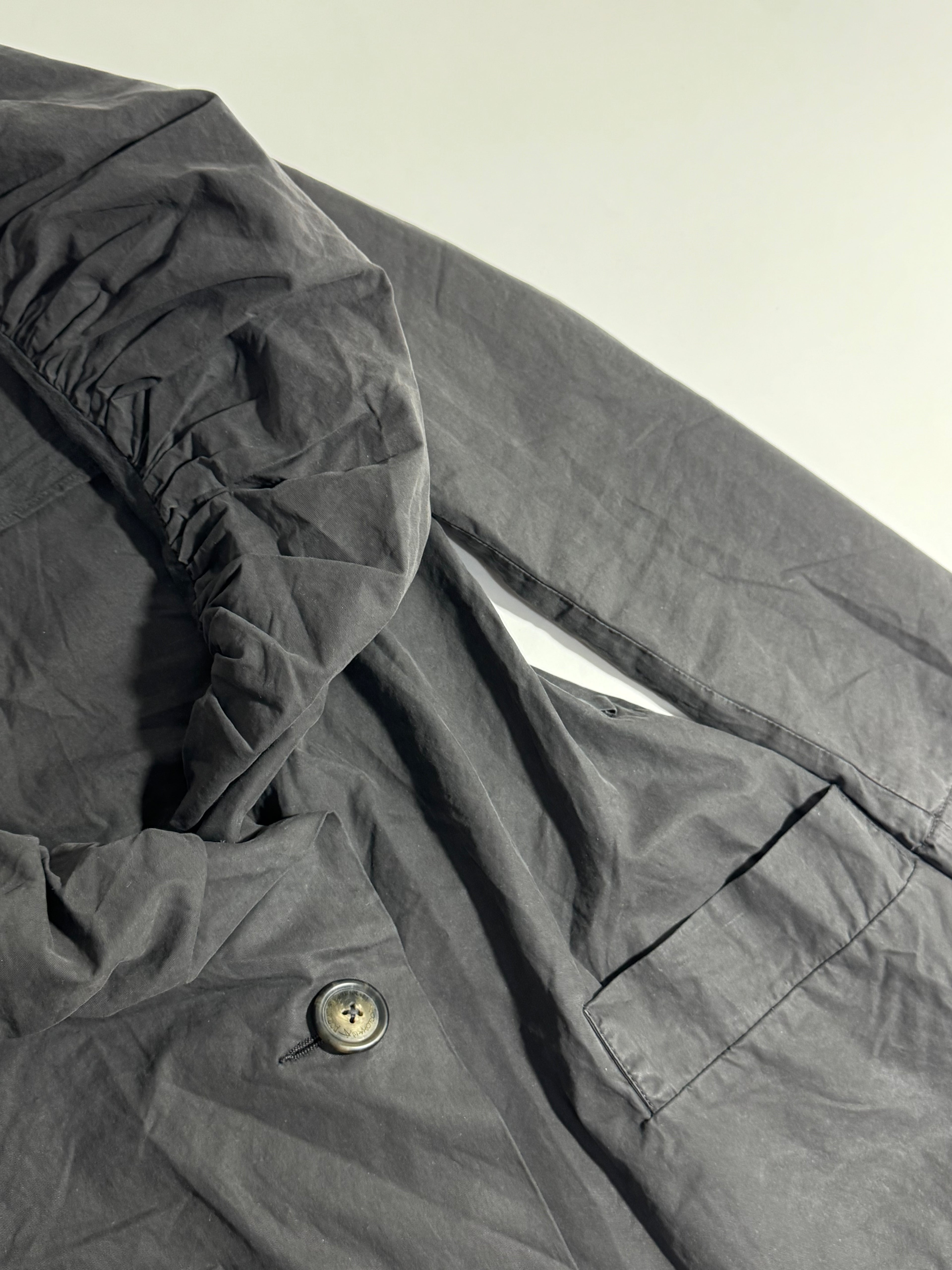 Vivienne Westwood Anglomania Big Collar Asymmetrical Trench Coat