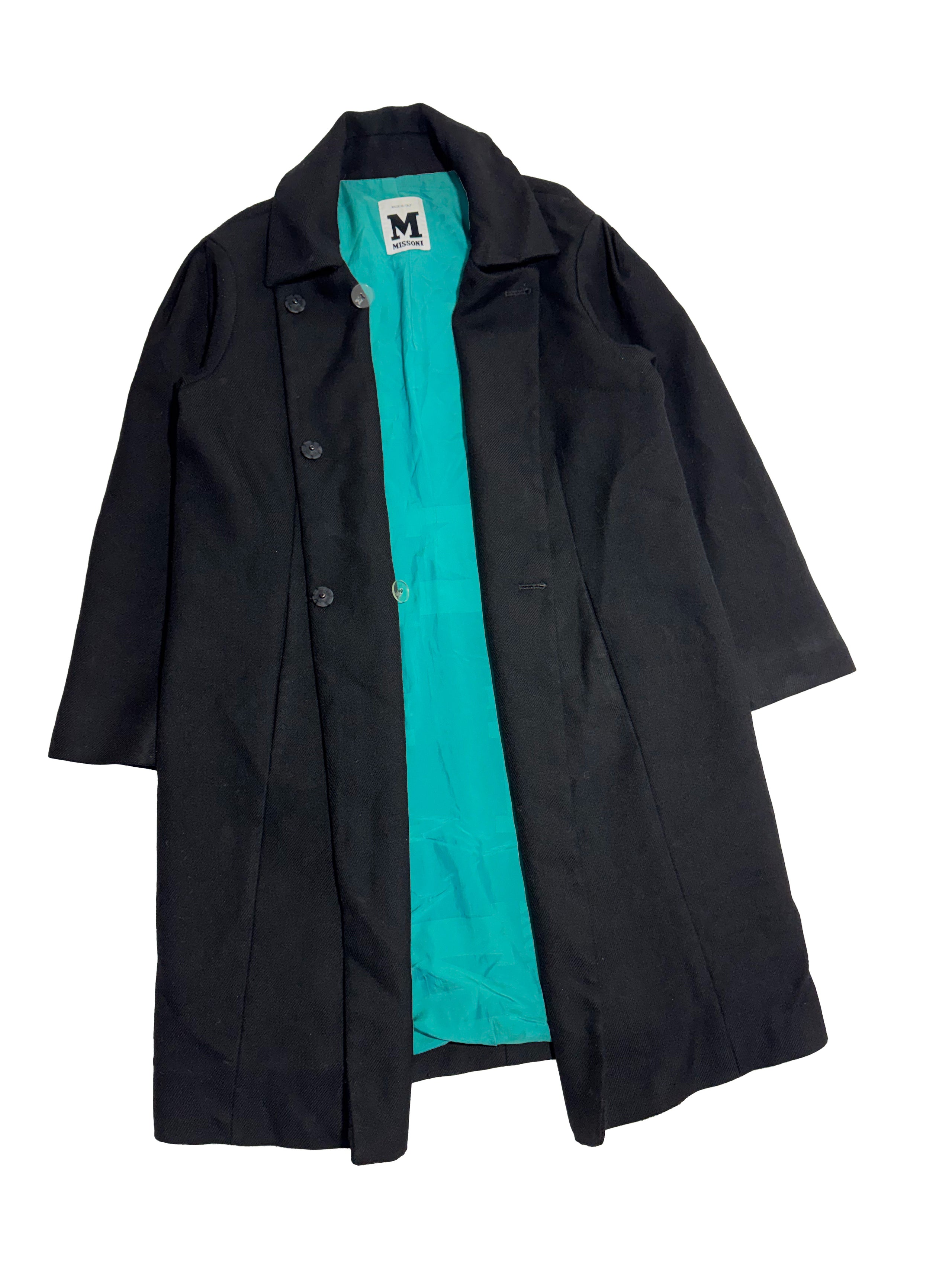 2000s Missoni asymmetrical virgin wool coat