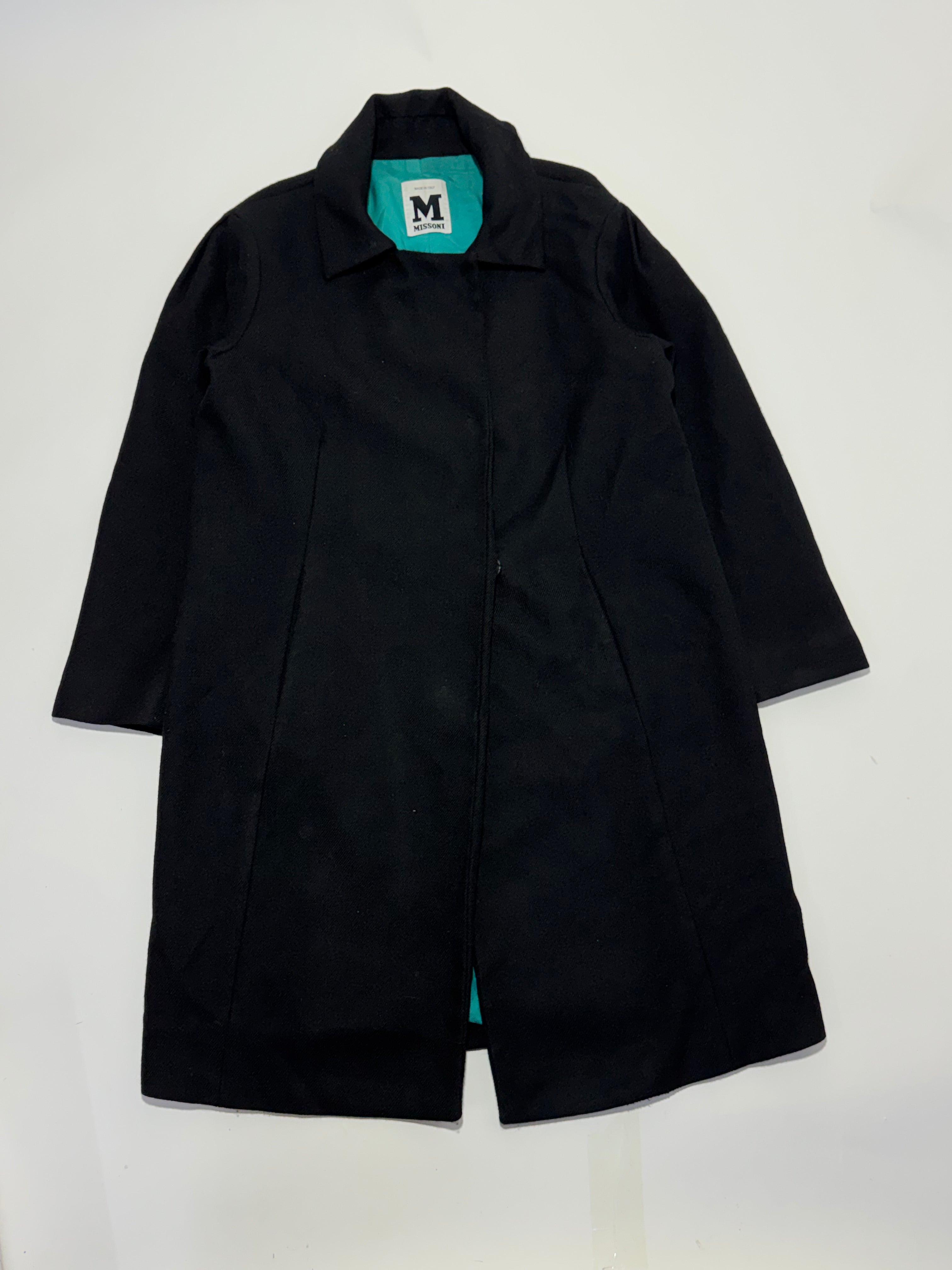 2000s Missoni asymmetrical virgin wool coat