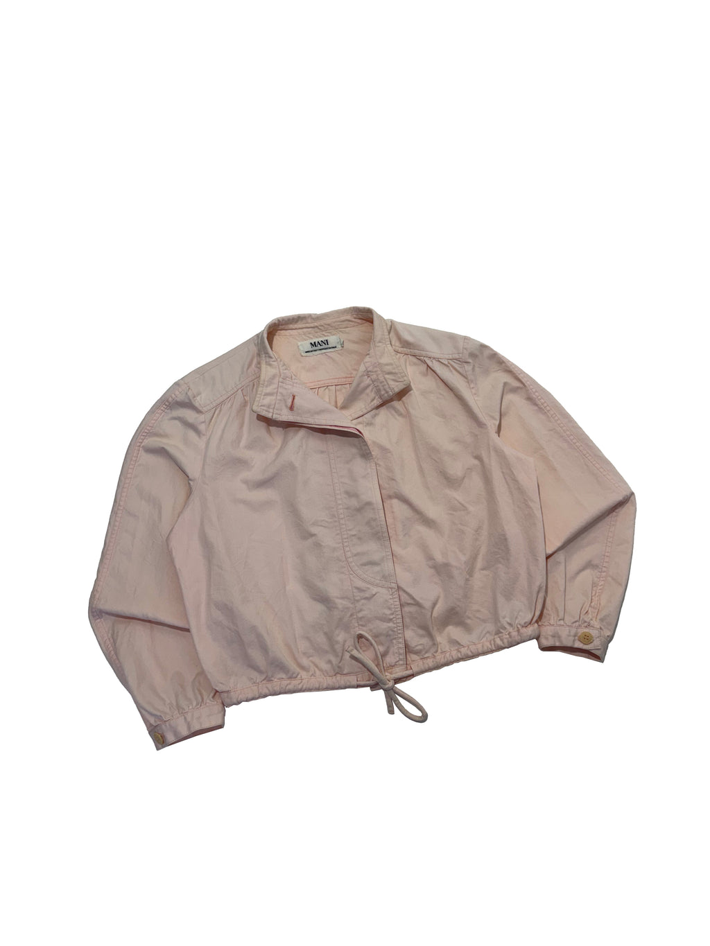 80s Mani by Giorgio Armani light bomber jacket pink