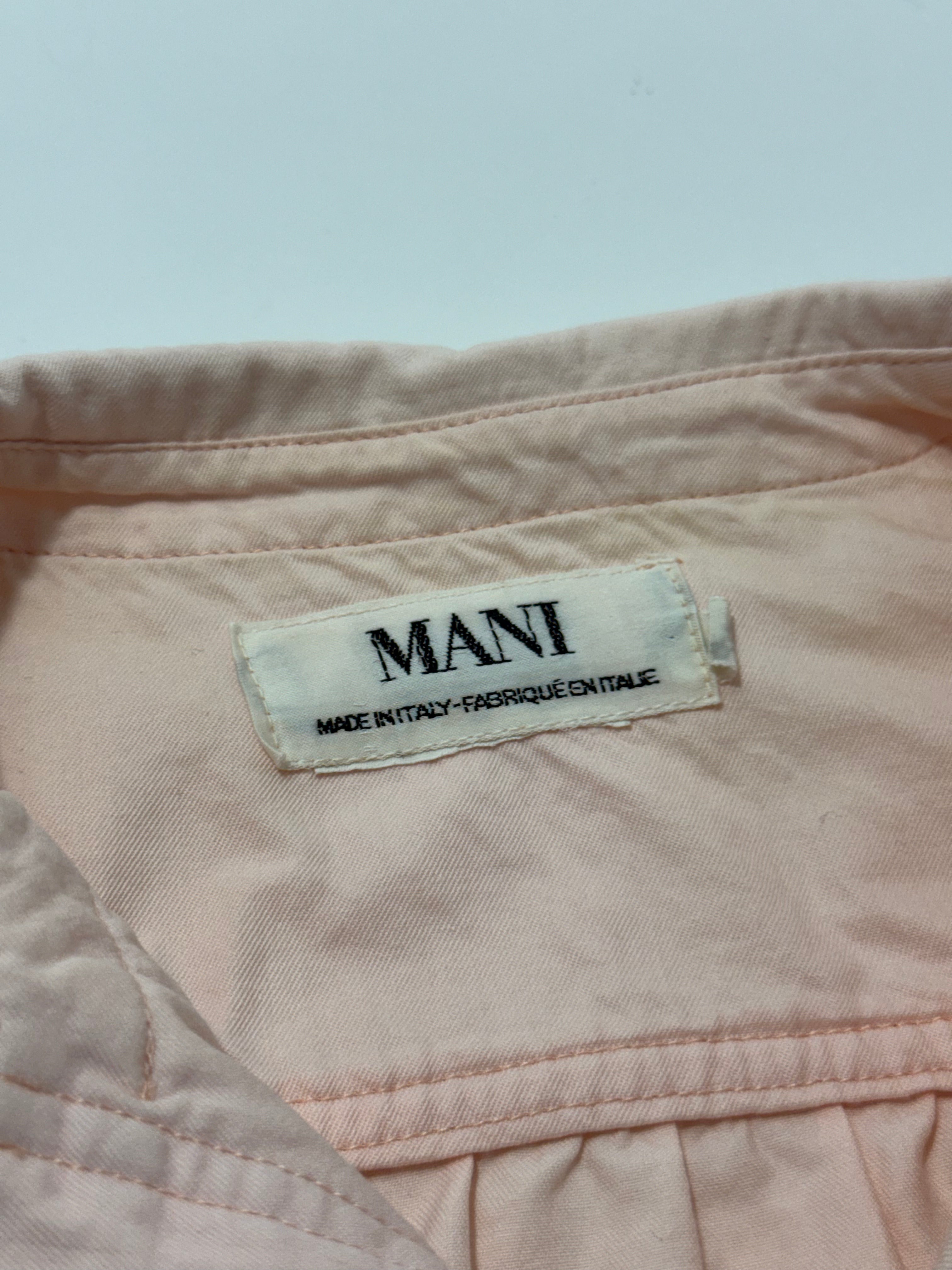 80s Mani by Giorgio Armani light bomber jacket pink