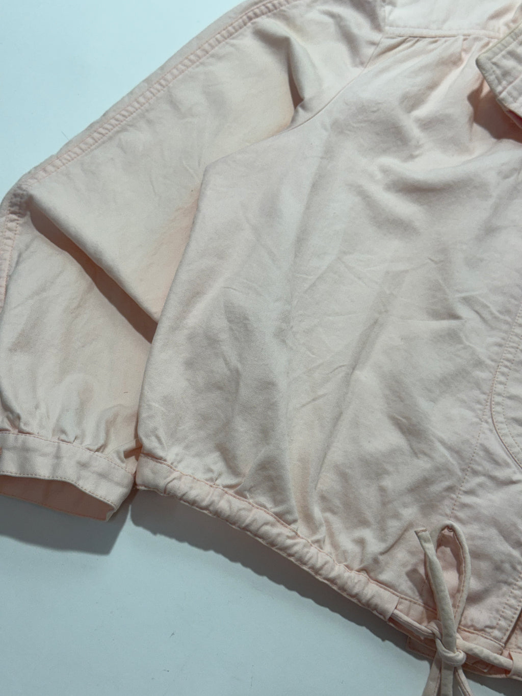 80s Mani by Giorgio Armani light bomber jacket pink