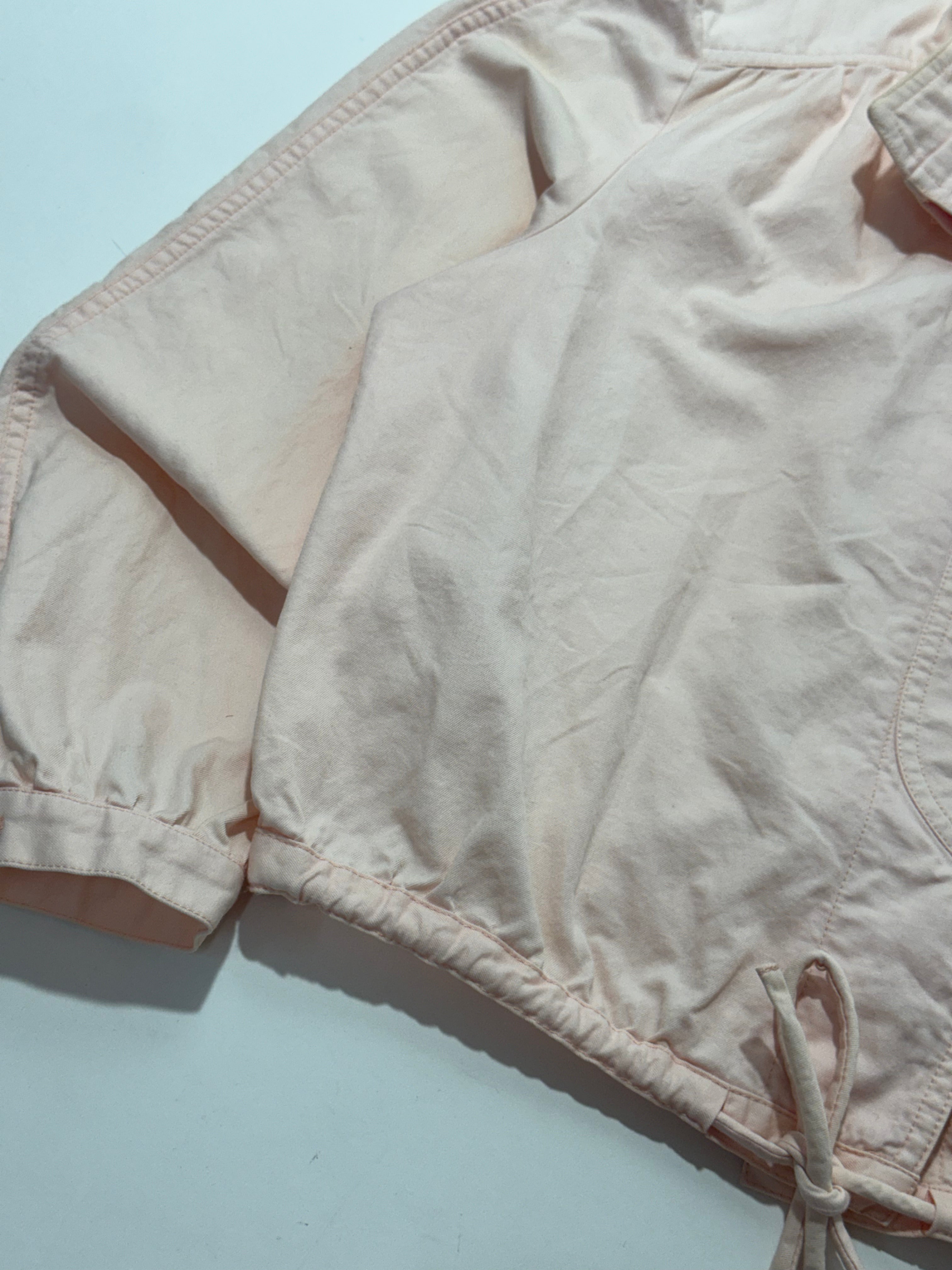80s Mani by Giorgio Armani light bomber jacket pink