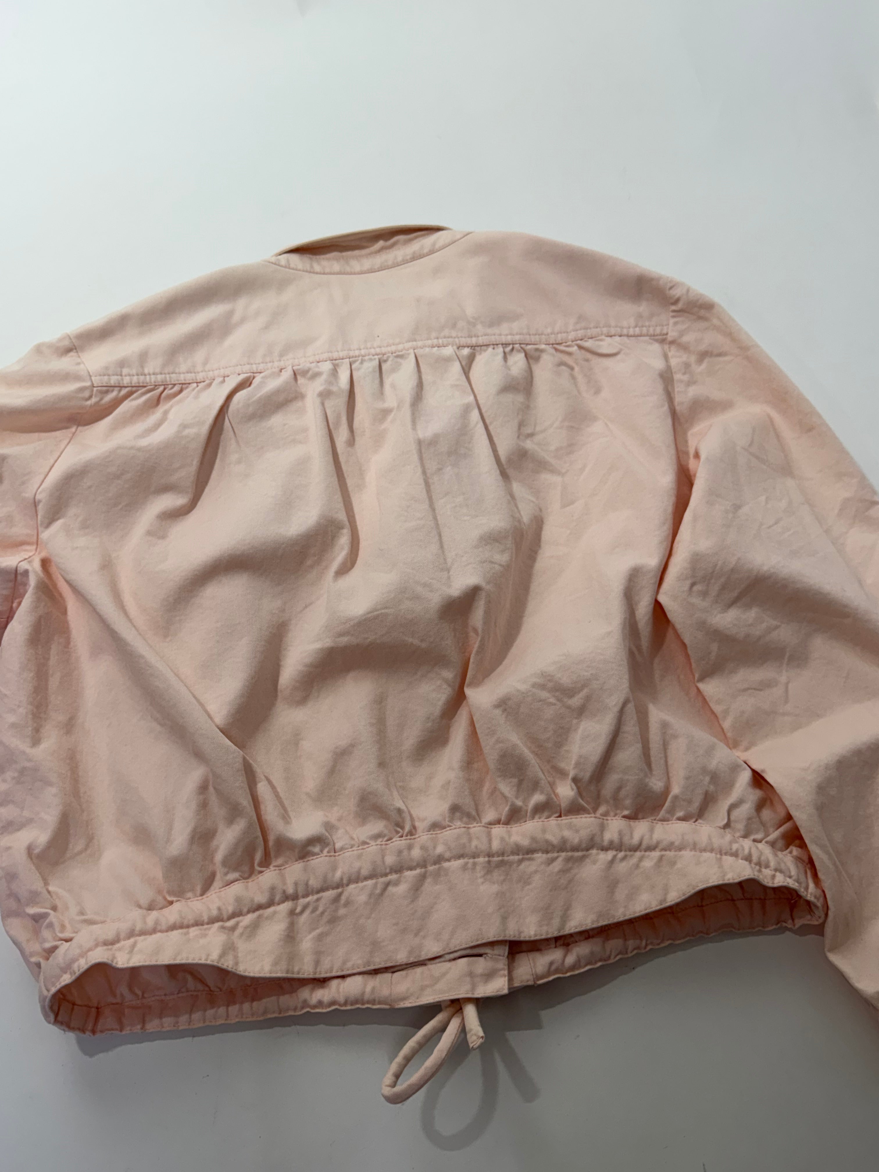 80s Mani by Giorgio Armani light bomber jacket pink