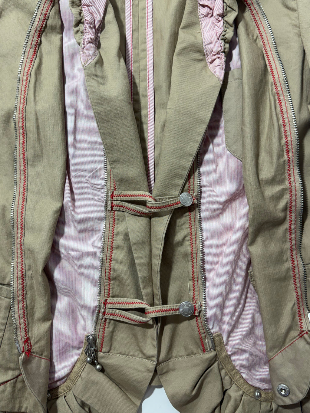 SS 2009 Marithé + François Girbaud stealth pockets butterfly jacket