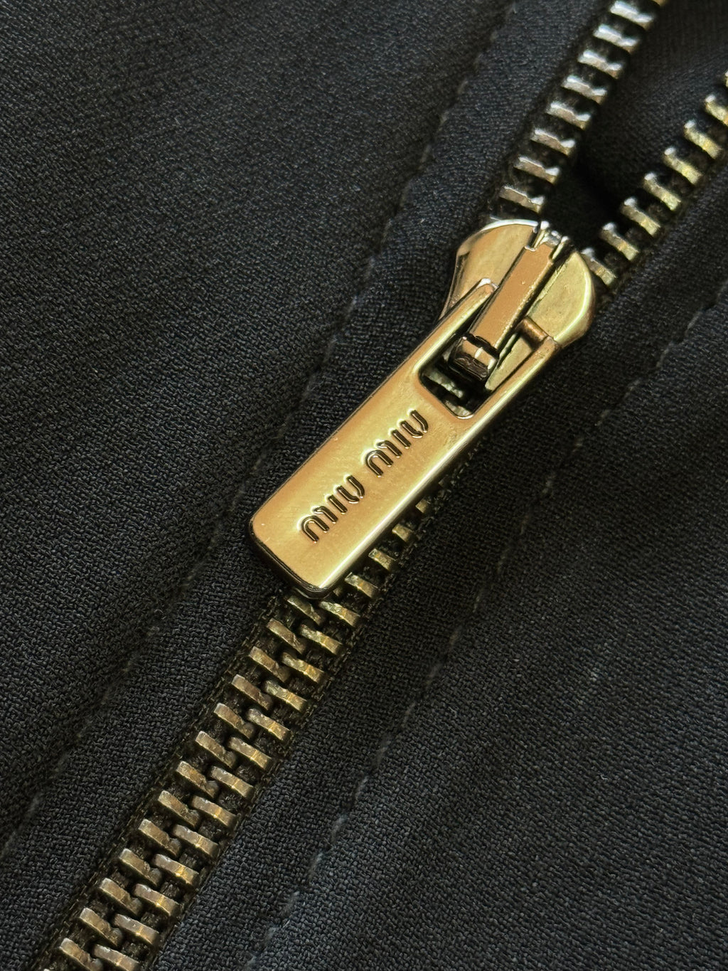 SS 2015 Miu Miu midi dress black